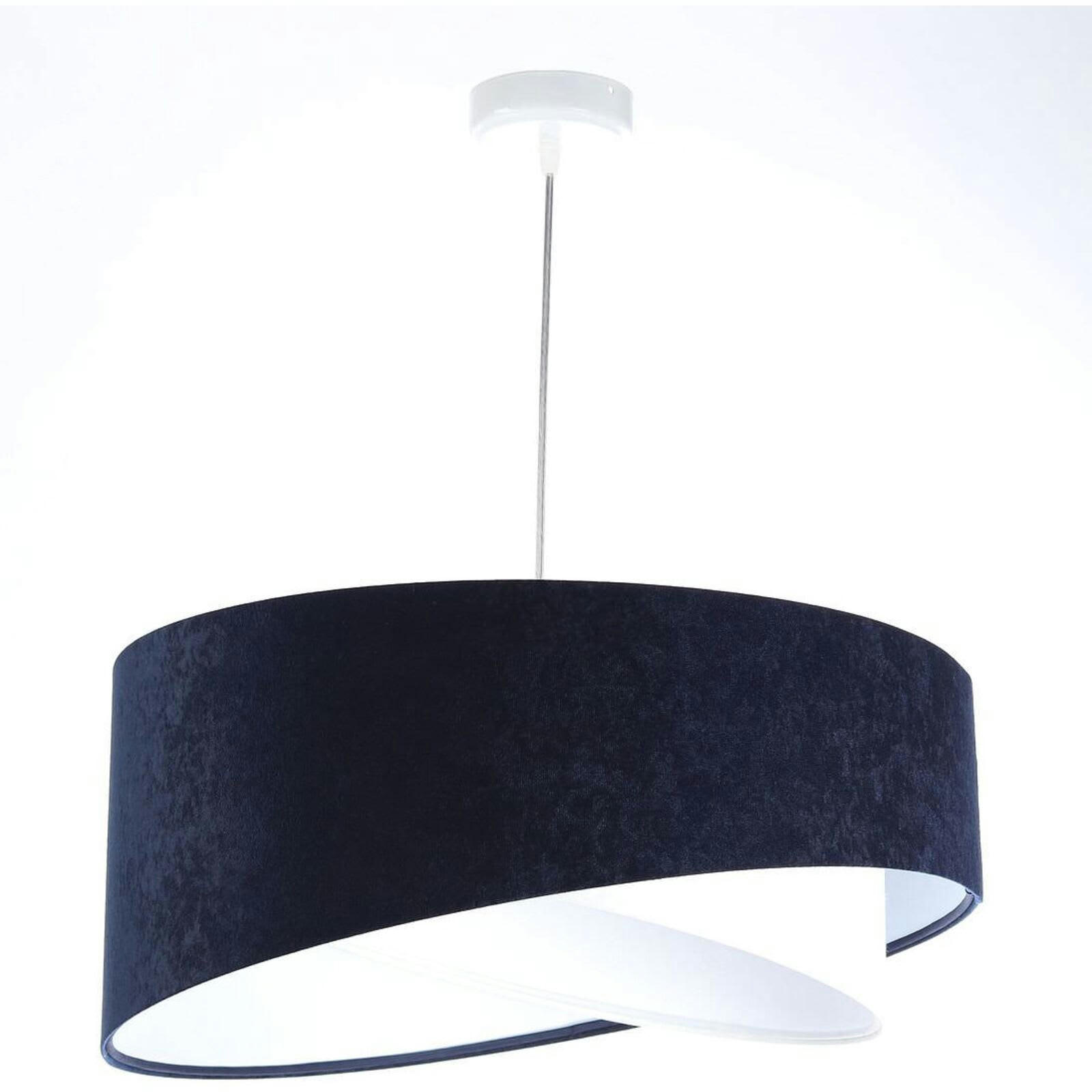 GALAXY - Suspension Tissu Bleu 50x50x105 cm