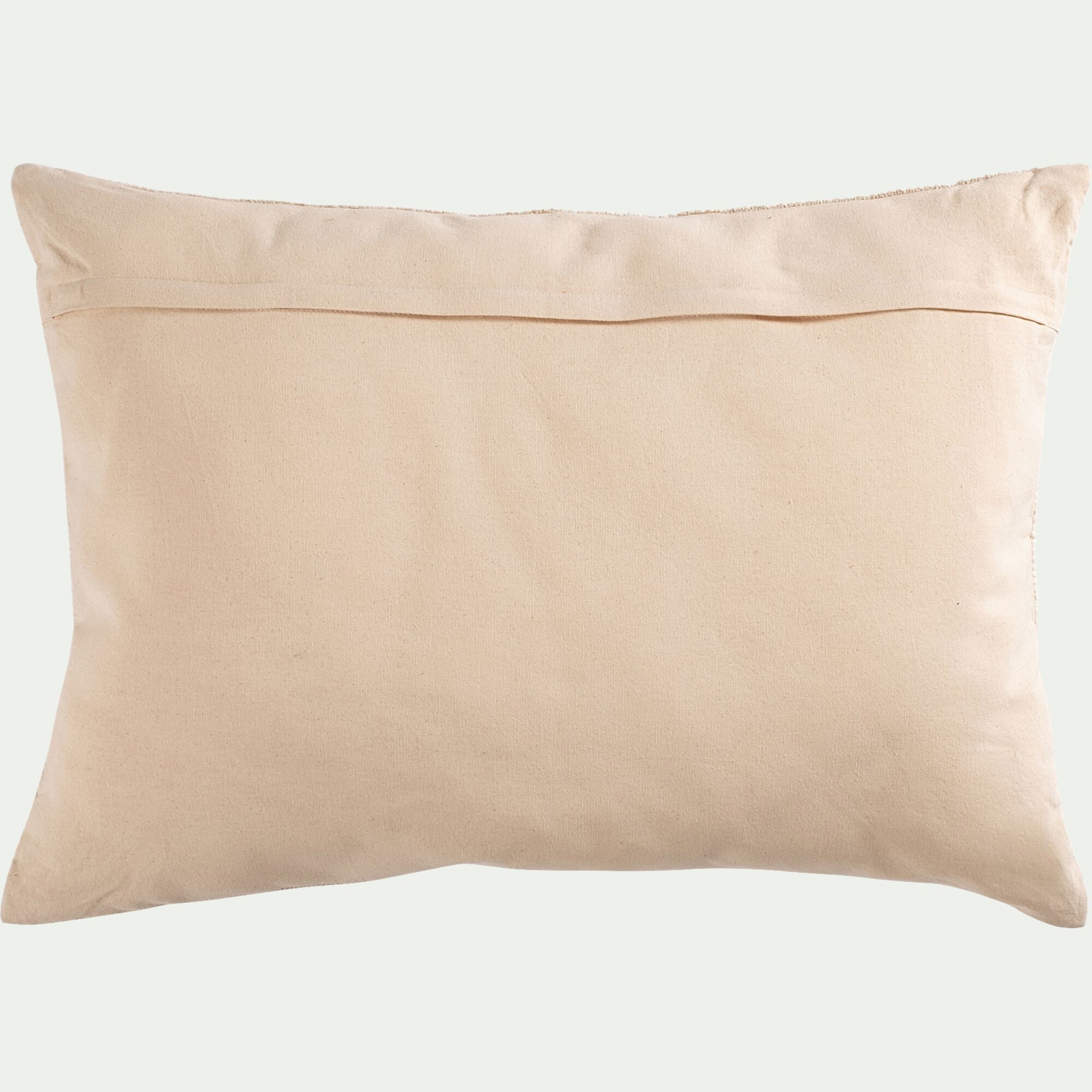 SAULT - Coussin tissé en coton 50x70cm - beige