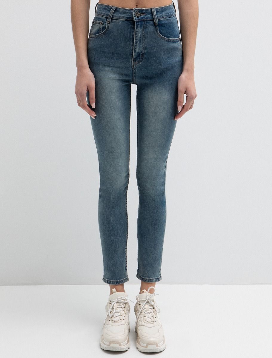 High rise τζιν skinny