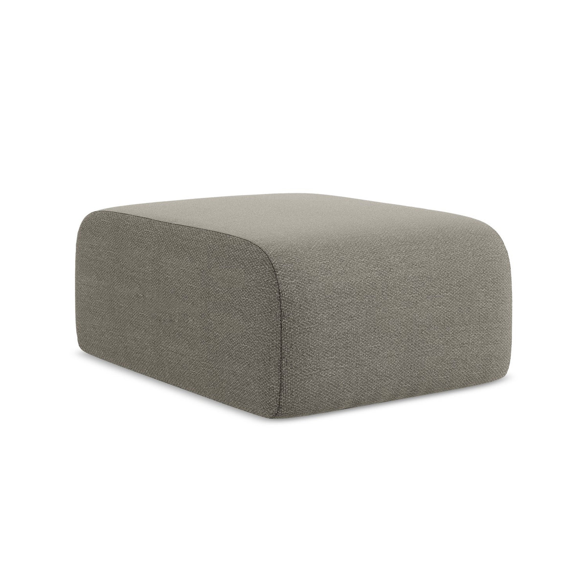 LaMiaSofa Poef Cervo - bouclé - grijs - 72x94x42