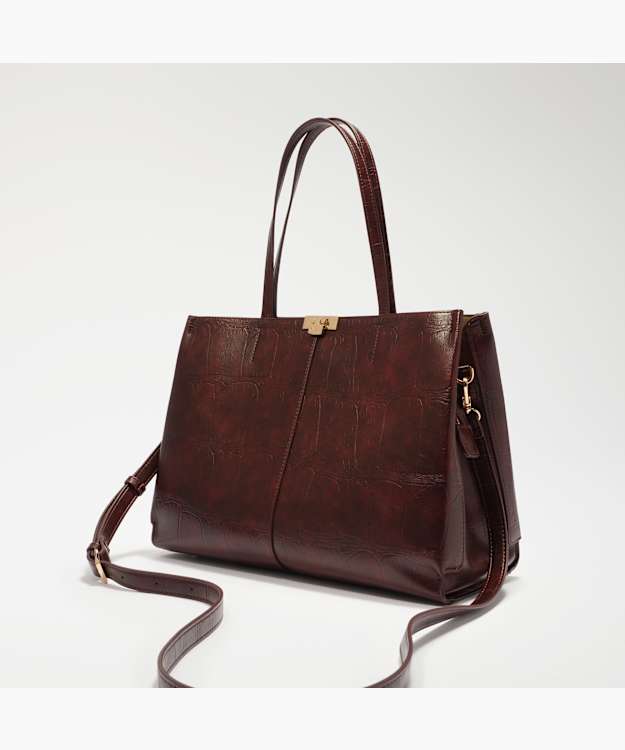 Dorianna Burgundy - Multi-Strap Shoulder Bag