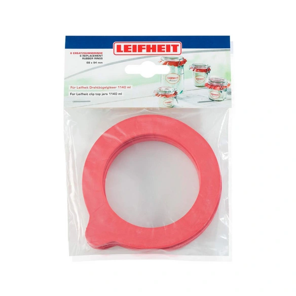 Ersatz-Gummiringe, rot, Gummi