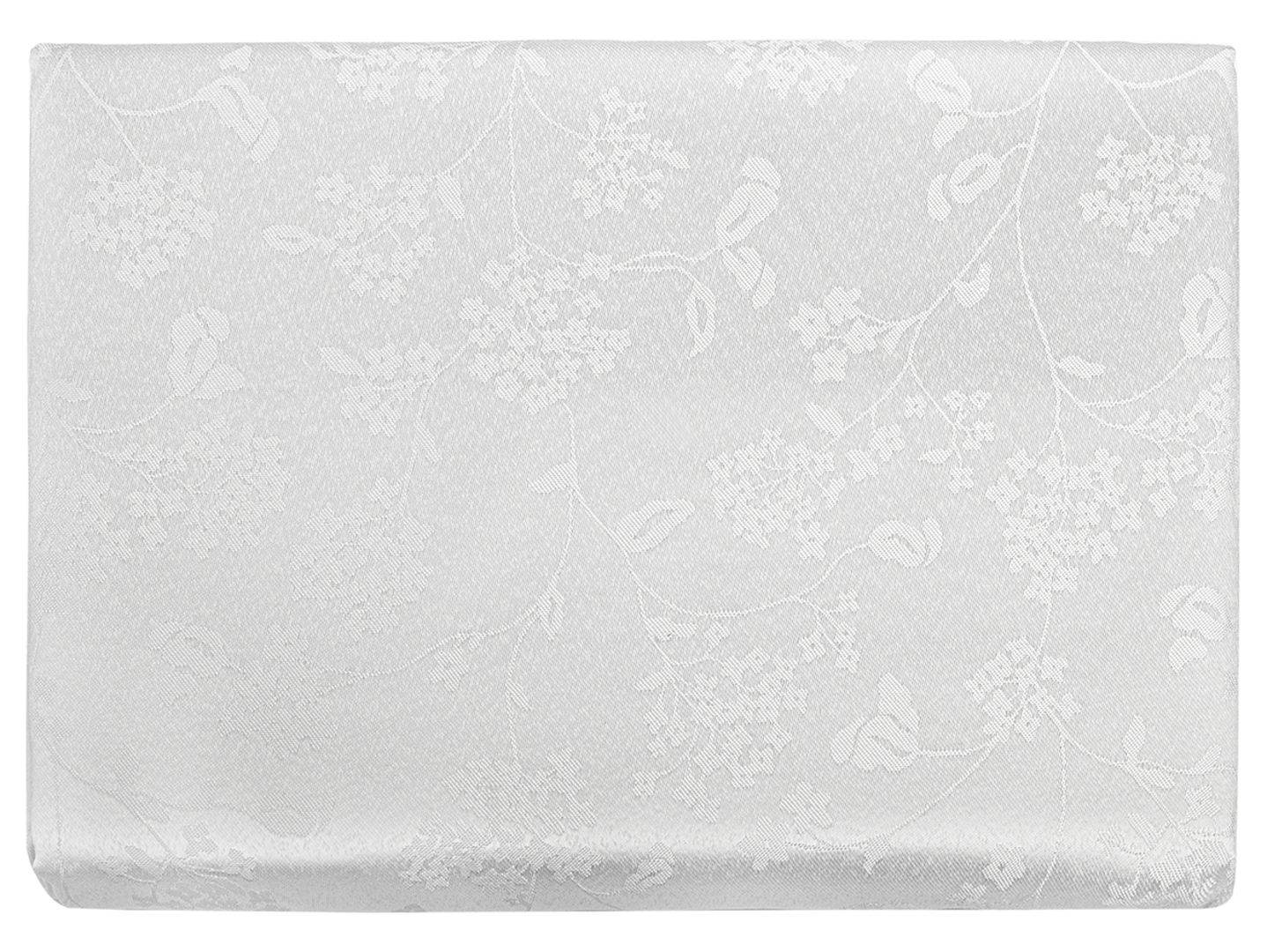 Obrus żakardowy 150x300 cm biały