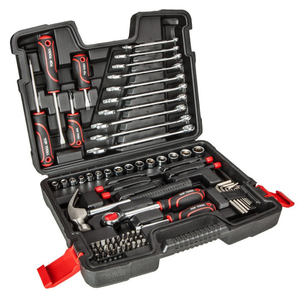 Zestaw narzędzi 1/4, 3/8 73 szt. TOP TOOLS 38D500