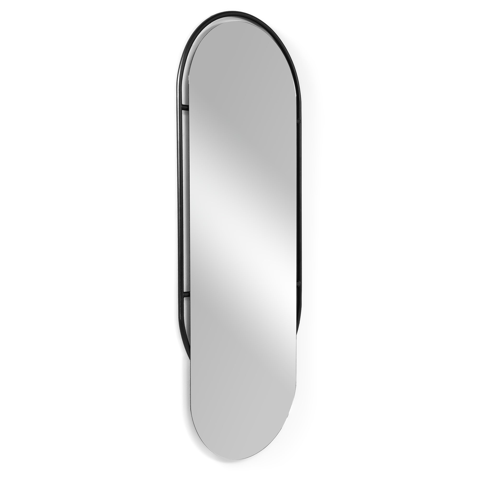 Spinder Design spiegel Orbis Oval 160 - Zwart