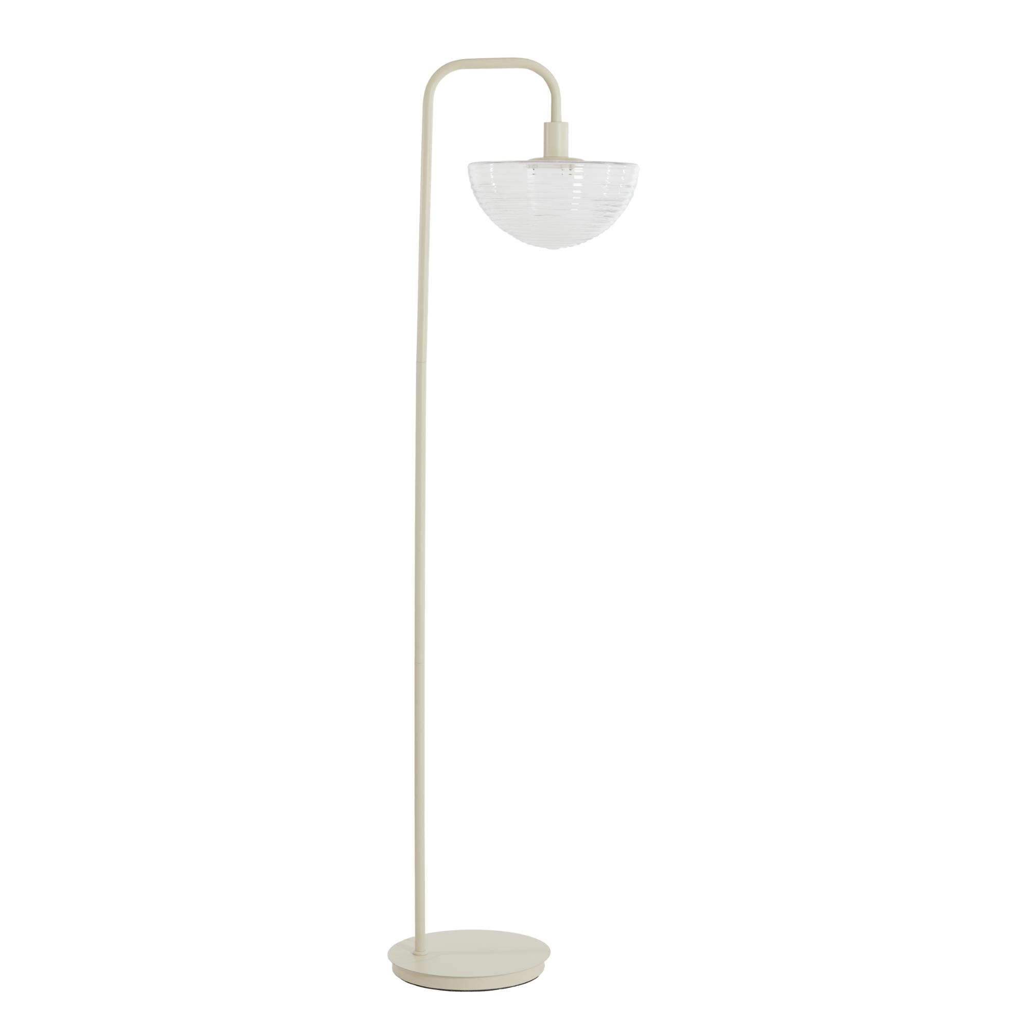 Light & Living Vloerlamp Baylie - Mat crème - 43x30x165cm