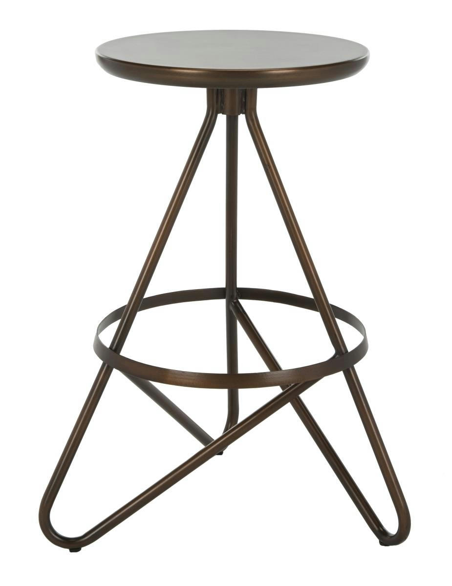 VELVA - Tabourets de comptoir Métal en Neutre, 40 X 40 X 60 cm