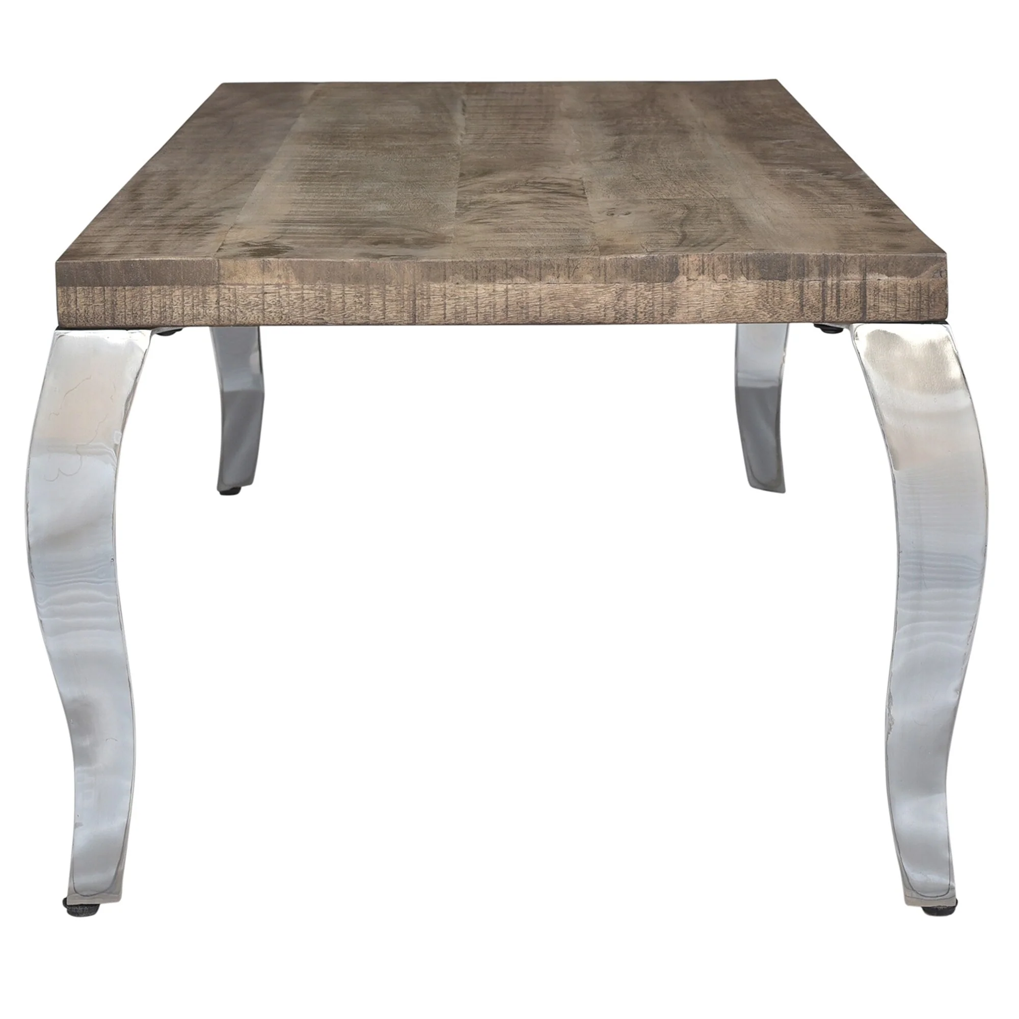 Natalia-Coffee Table-Reclaimed/Chrome