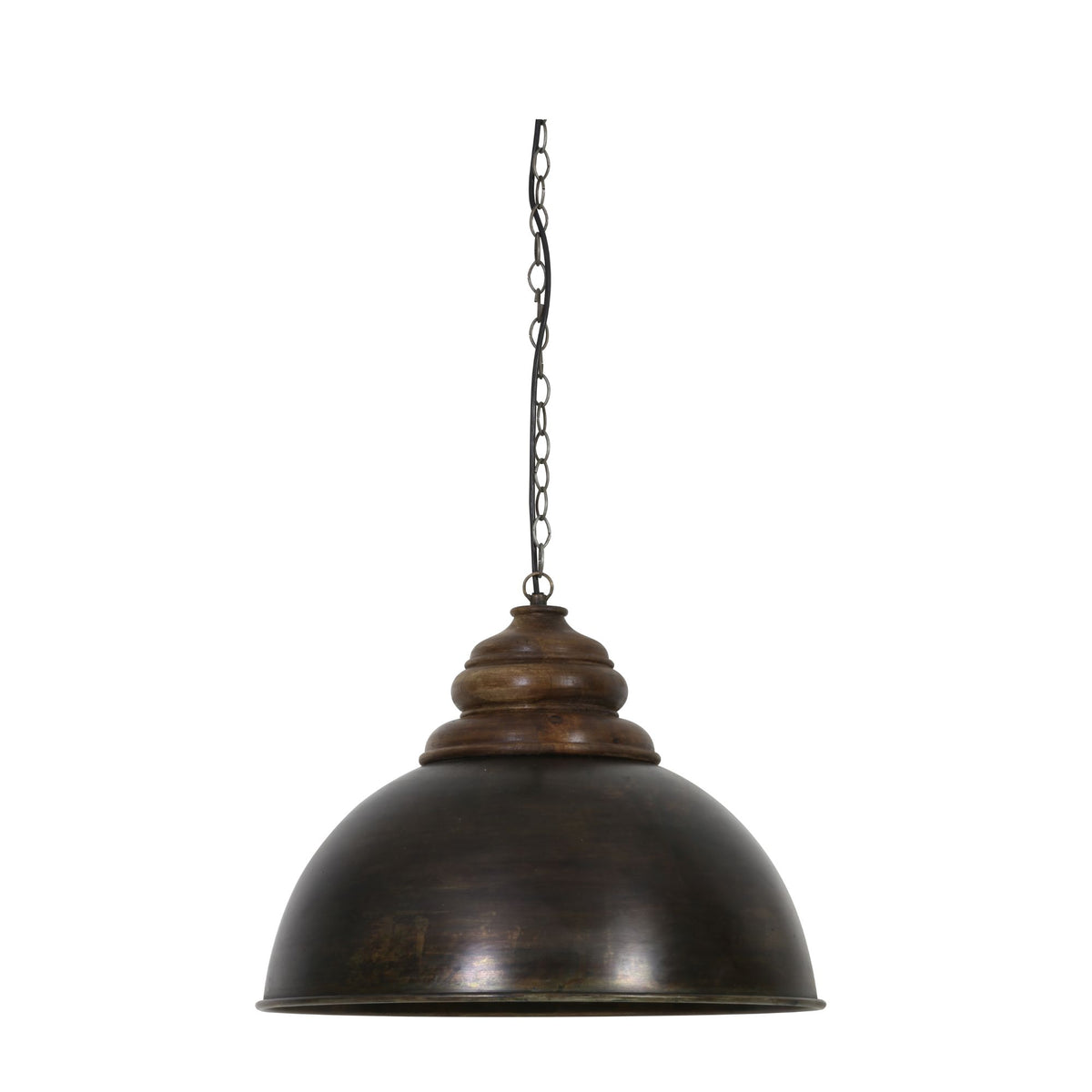 Light & Living hanglamp Leia - zwart - Ø52cm