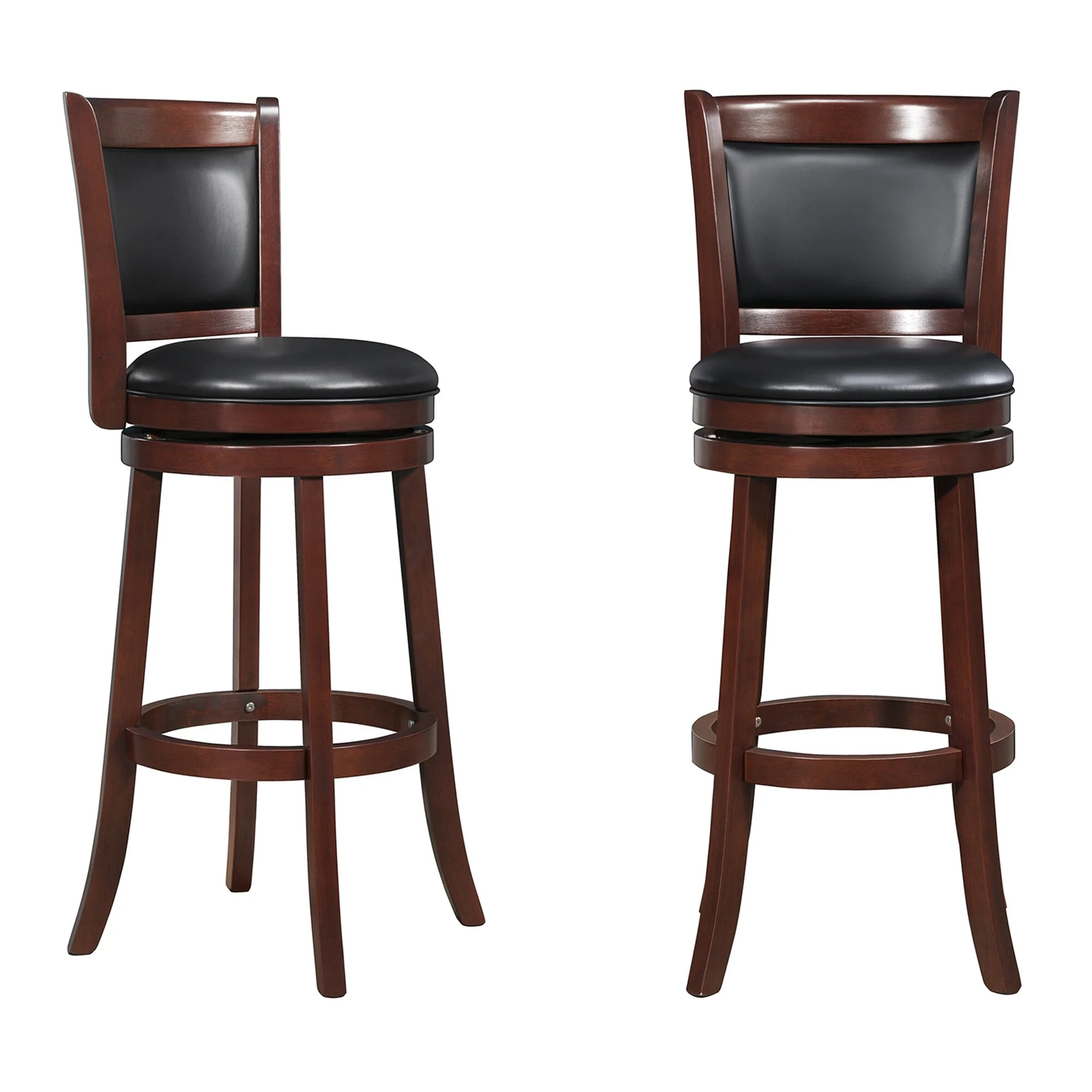 Rovinj Upholstered Back Swivel Bar Stool - Barstool