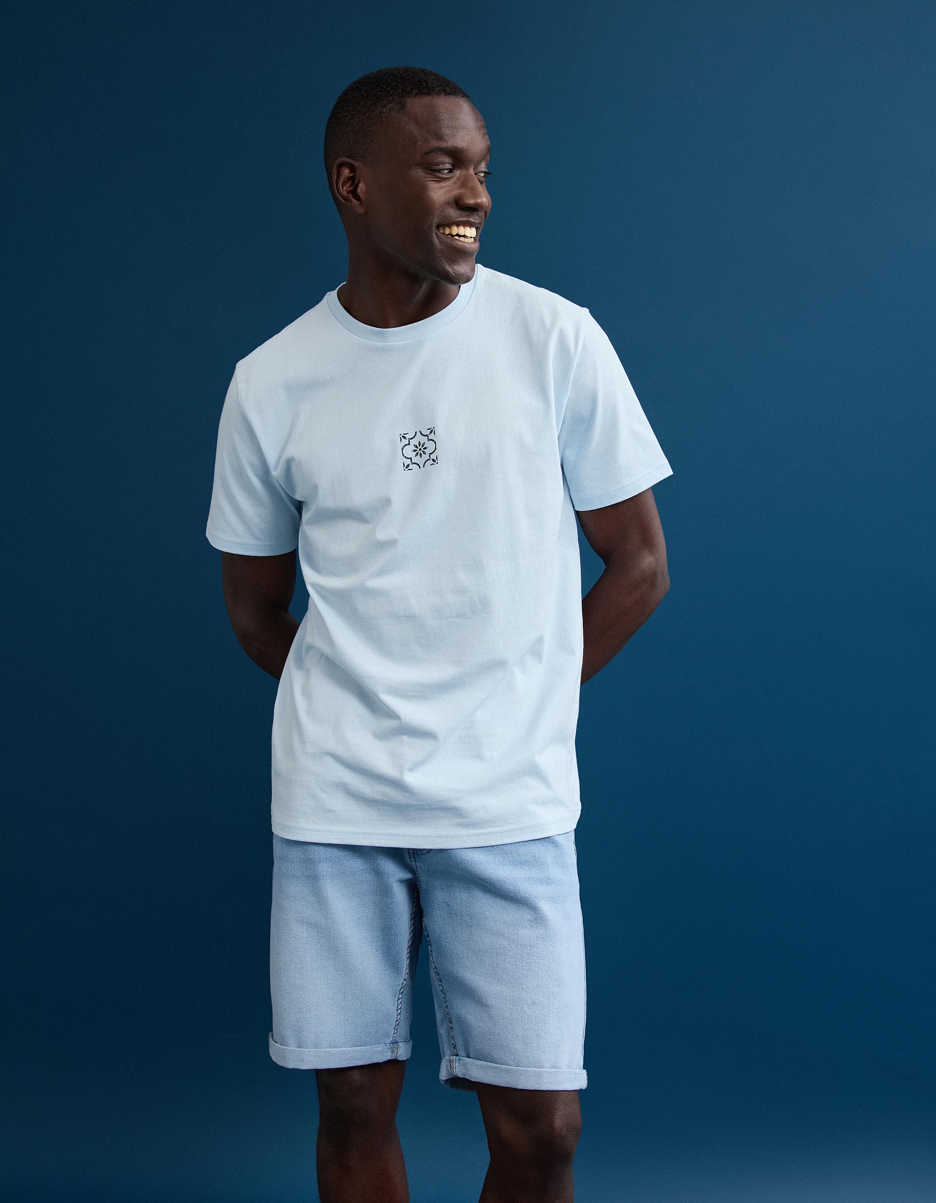 T-shirt &acute;Native Enthusiasm', Homem, Azul Claro