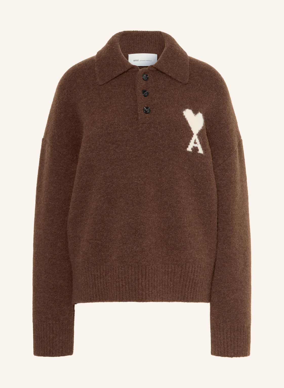 Ami Paris Pullover mit Alpaka
