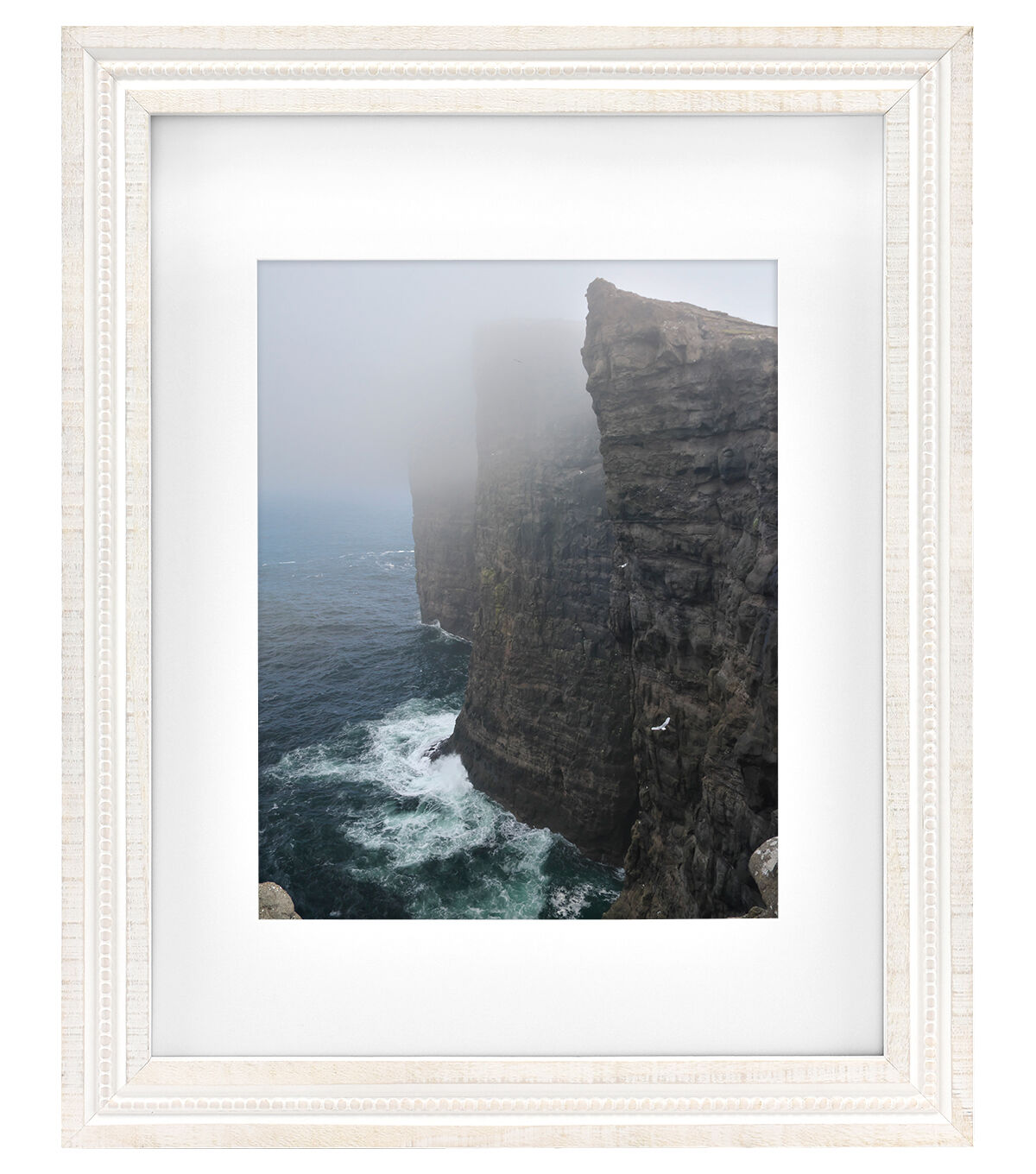 11 x 14 Matted to 8 x 10 Austin White Portraint Frame by Hudson 43