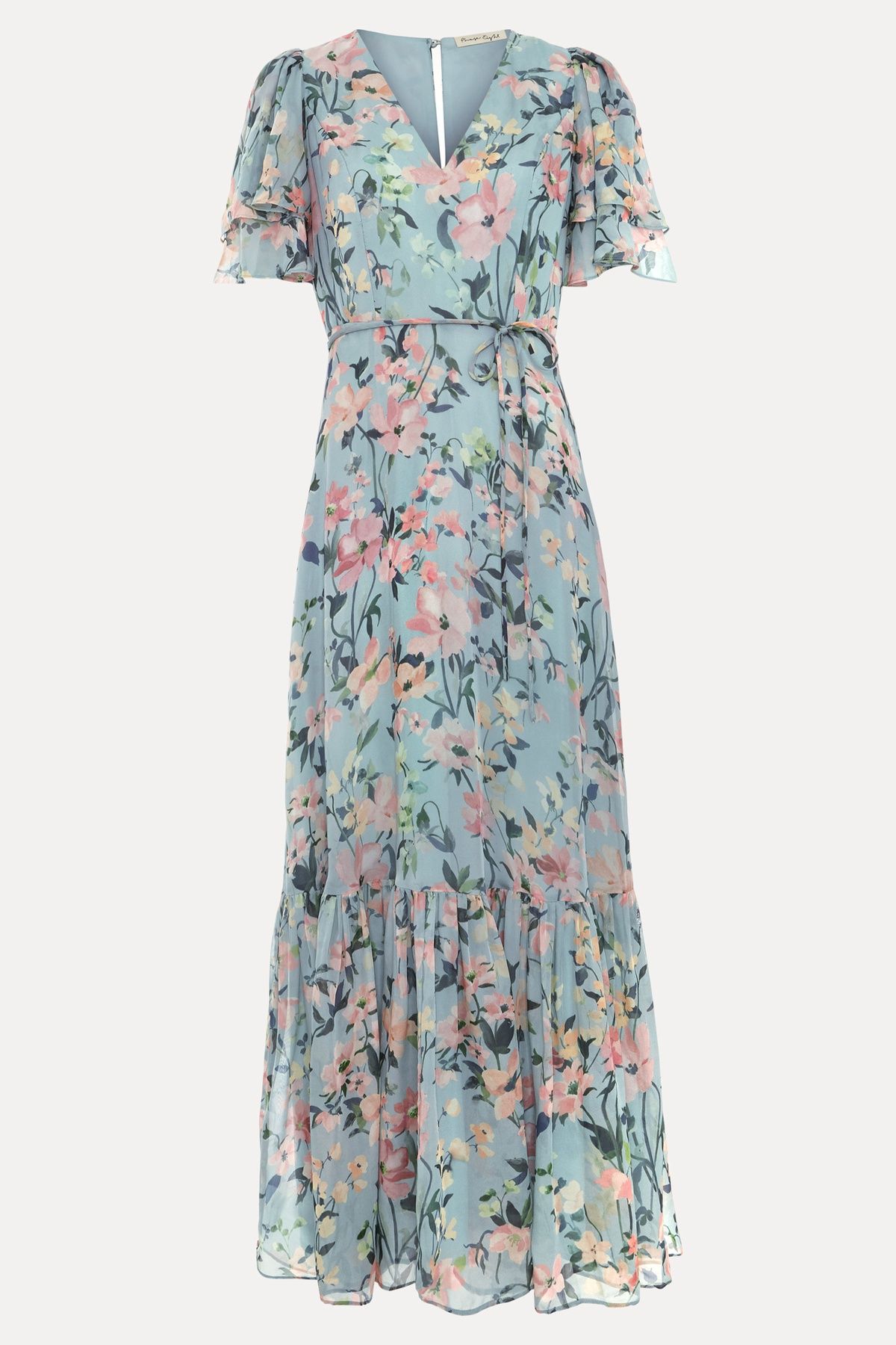Phase Eight Violet V-Neck Maxi Dress