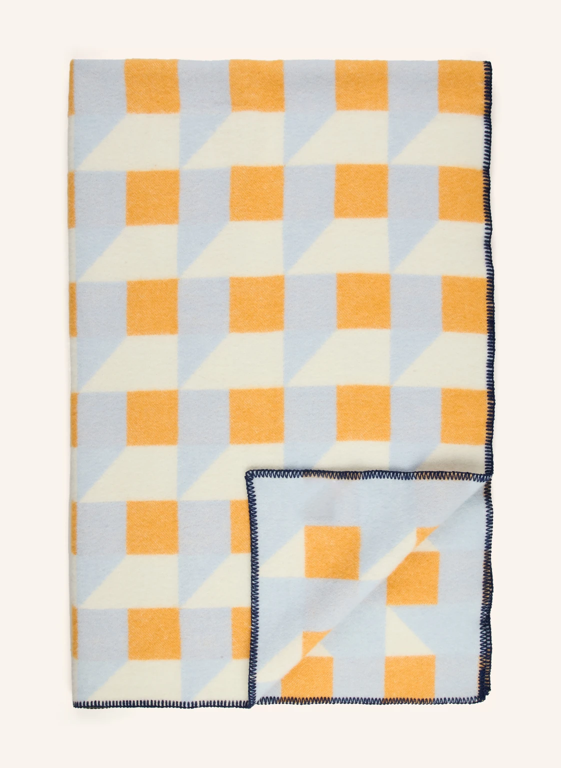MAISON DEUX Plaid CUBICS