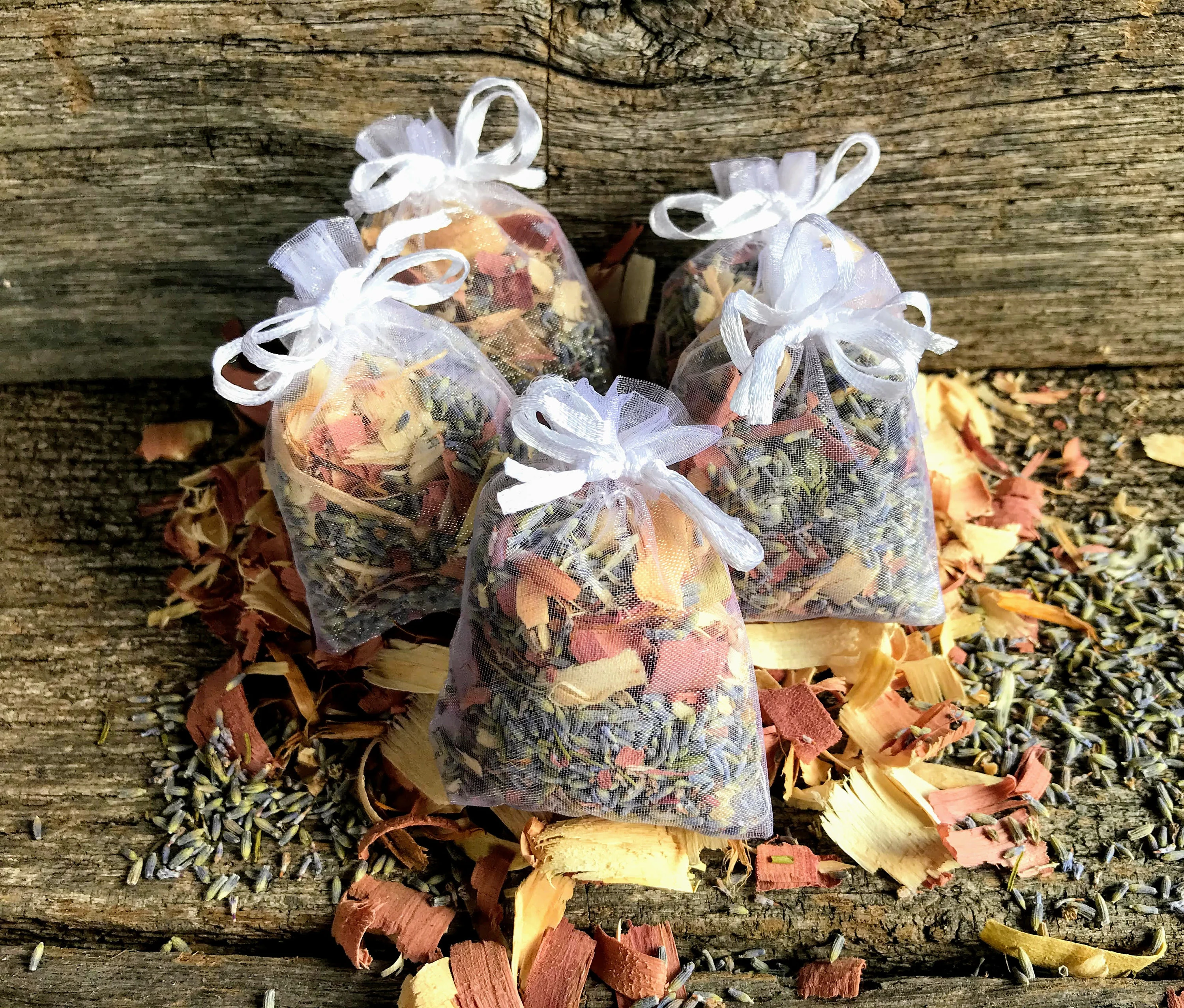 Set of 12 Cedar and Lavender Sachets