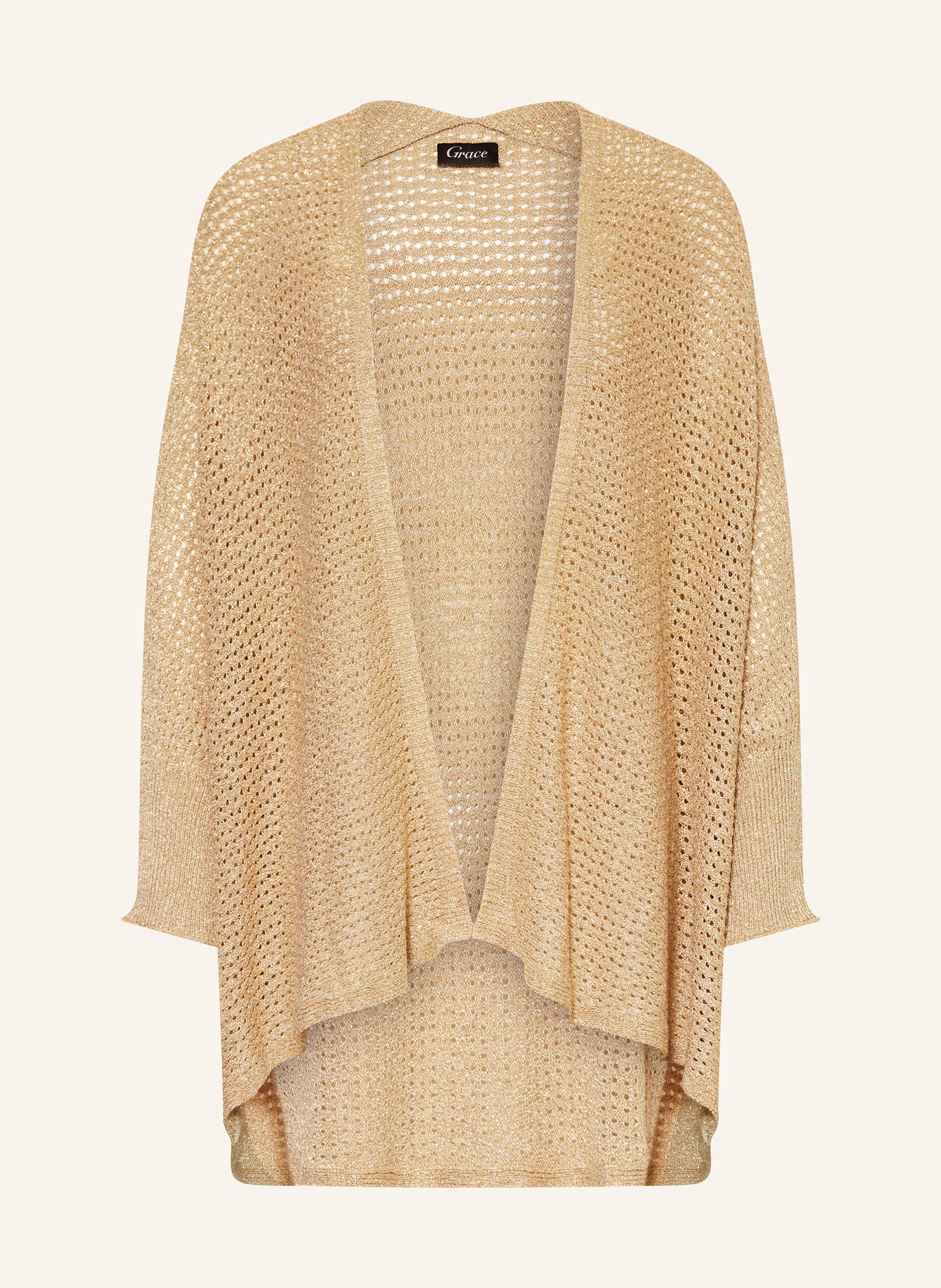 Grace Oversized-Strickhülle mit Glitzergarn