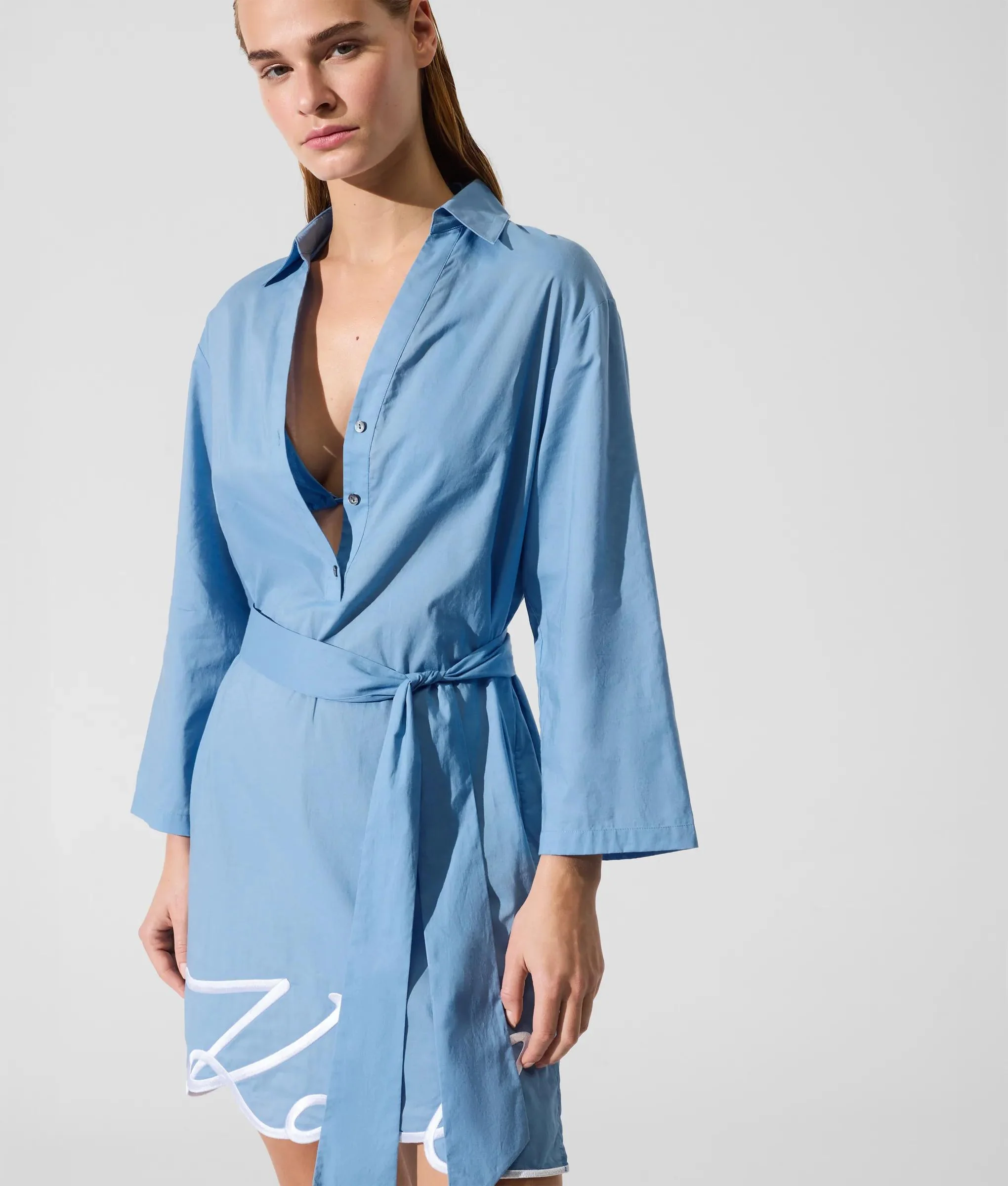 Robe-chemise de plage K/Signature