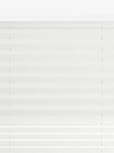 Plisségardin ENDELAVE 140x160 cm hvid trådløs