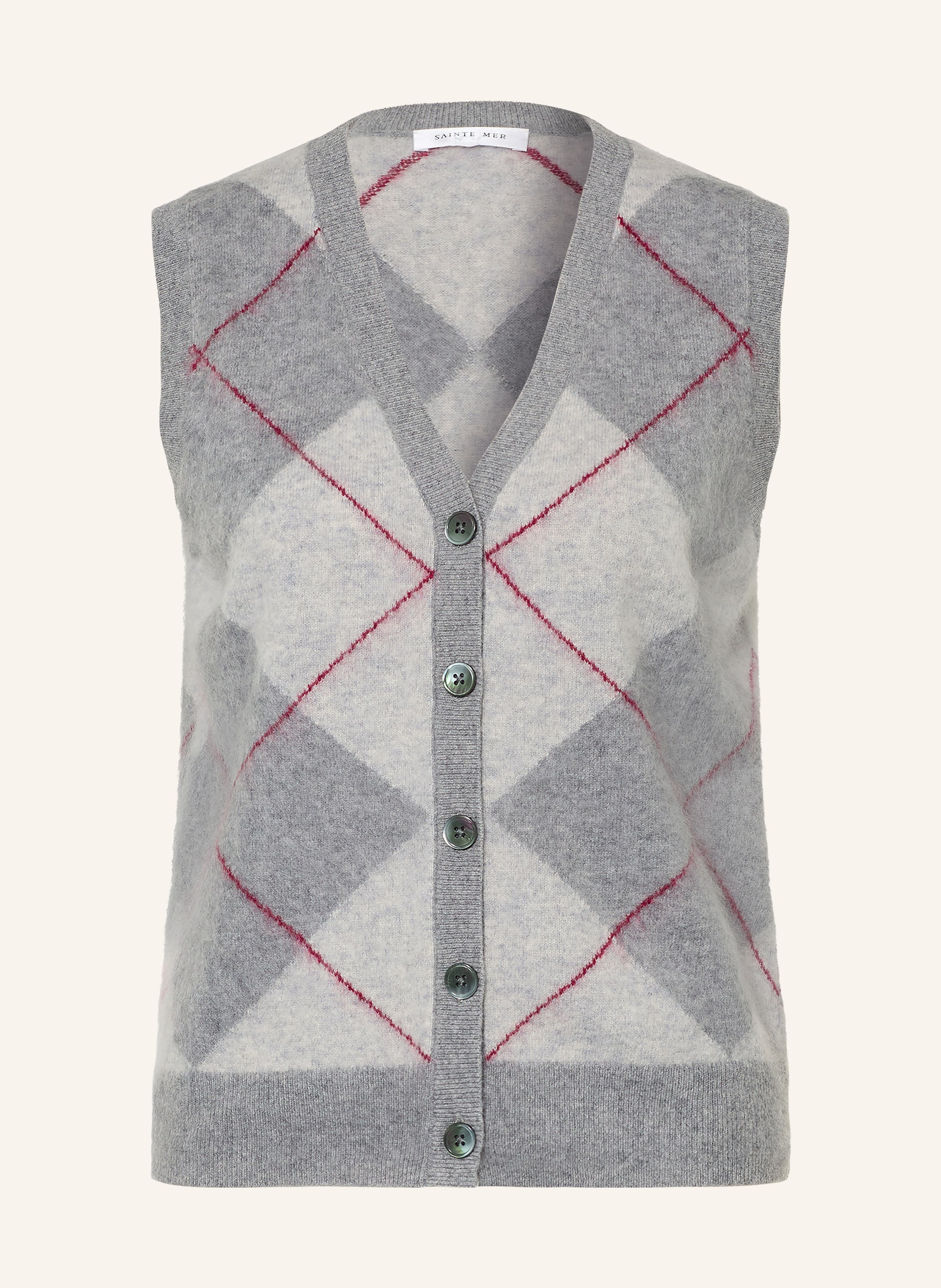 SAINTE MER Strickweste mit Merinowolle