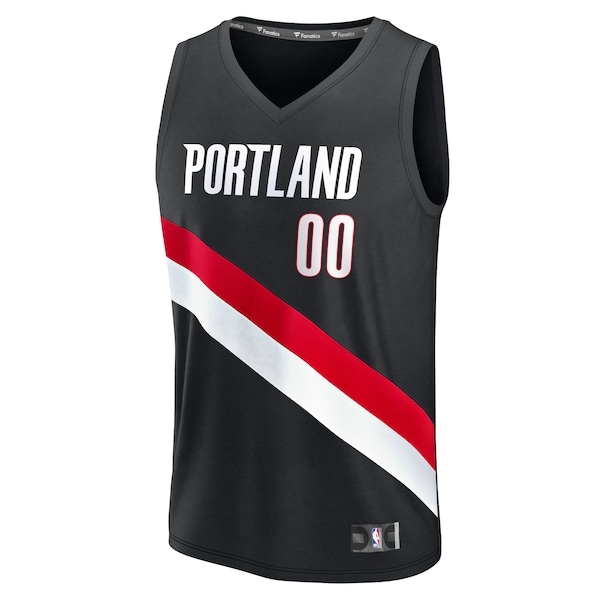 Scoot Henderson Portland Trail Blazers  Youth Fast Break Replica Player Jersey - Icon Edition - Black