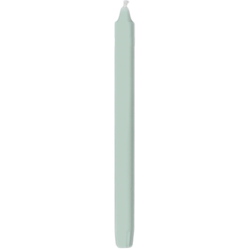 Bougie Crown menthe 25 cm bleue