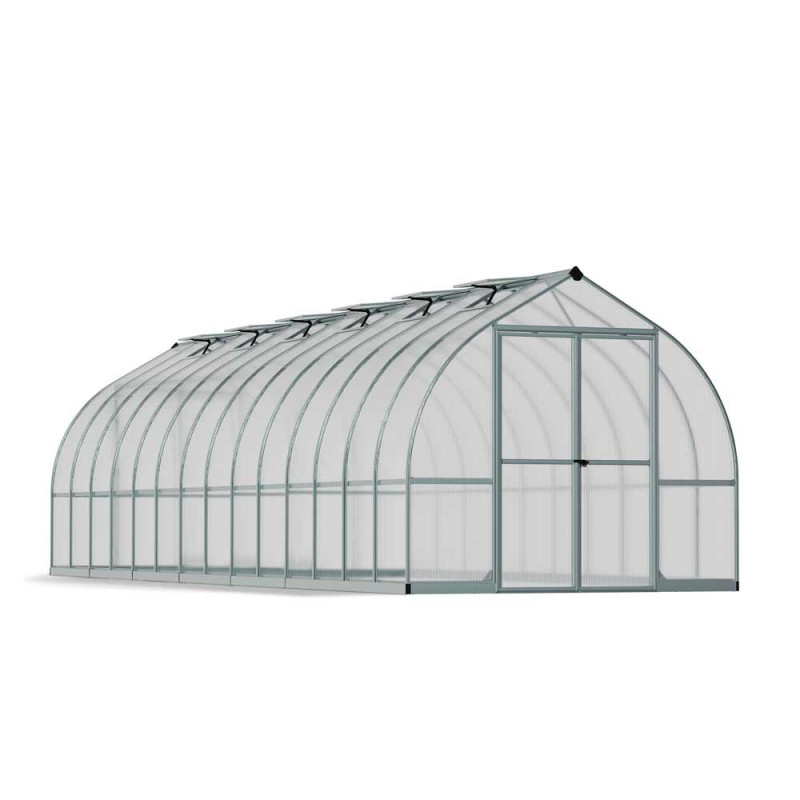 Serre en polycarbonate Bella argentée 19,7 m² CANOPIA