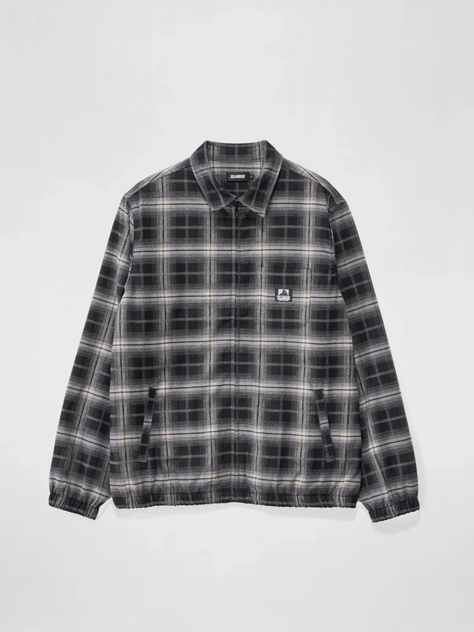 Blended Check Zip Jacket