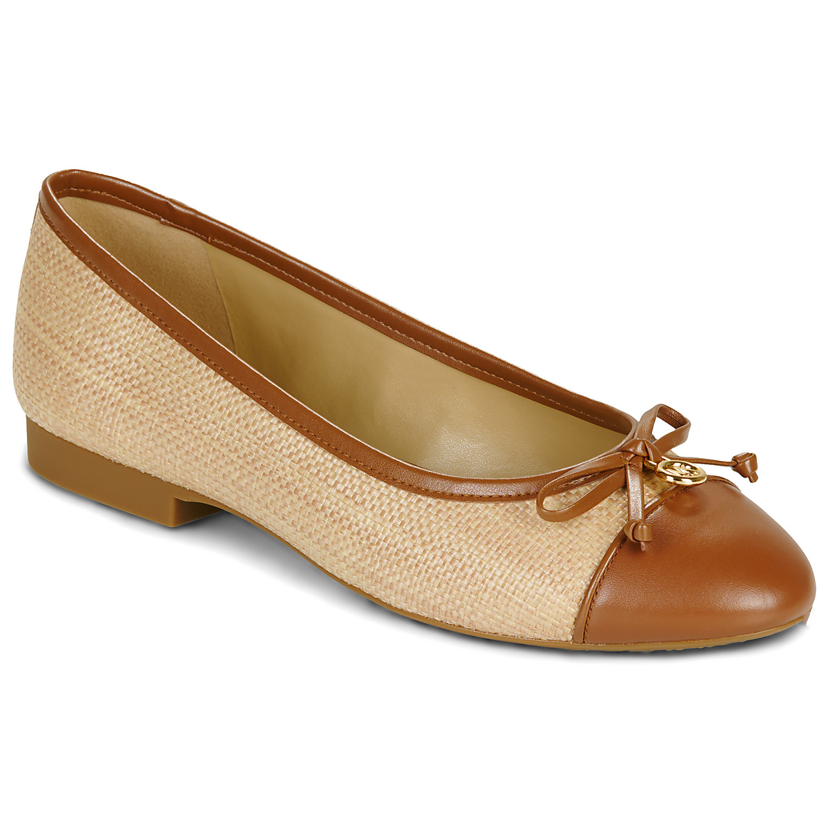 MICHAEL Michael Kors - PIPER FLEX BALLET - Raffia / Cognac