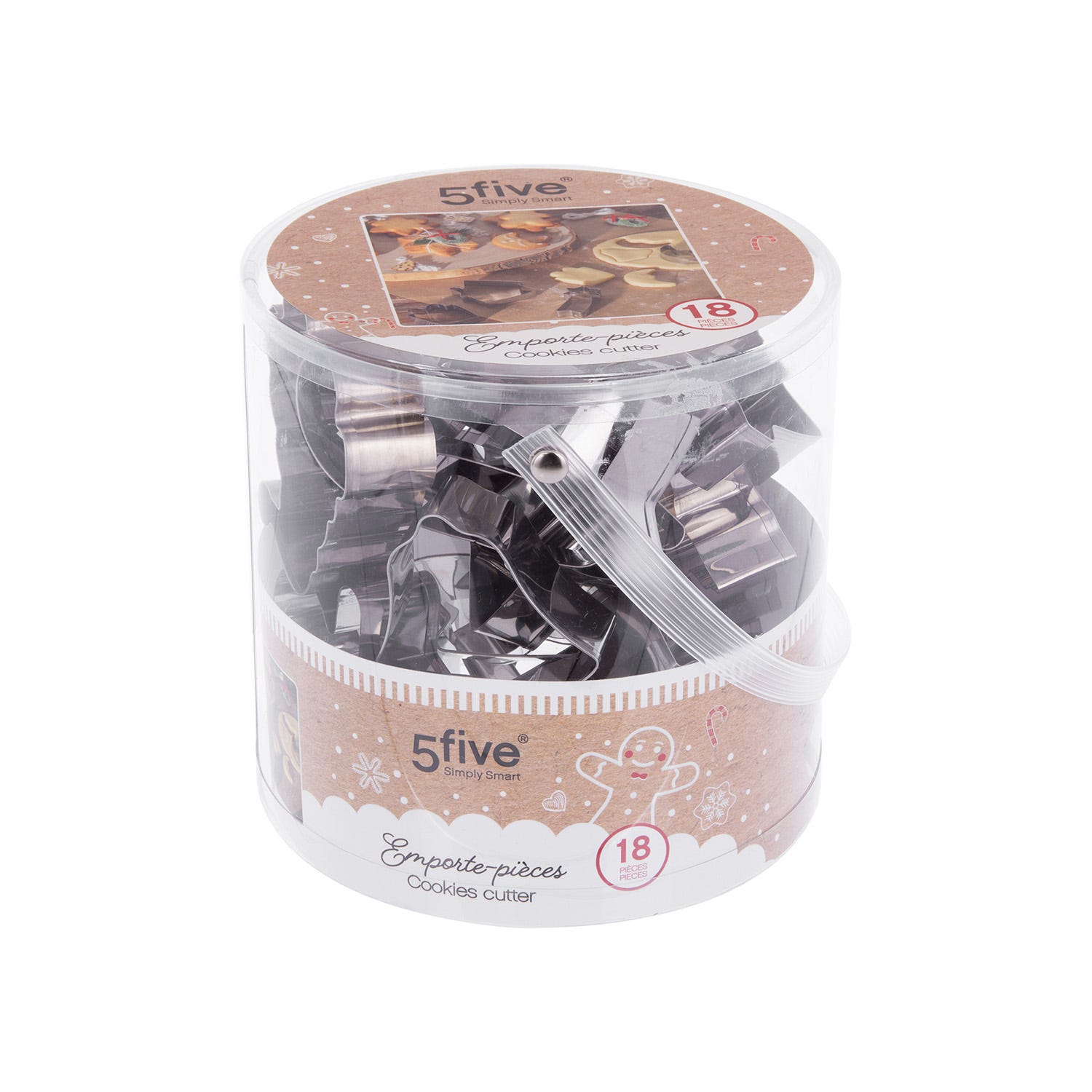 Kit 18 pezzi formine biscotti natale