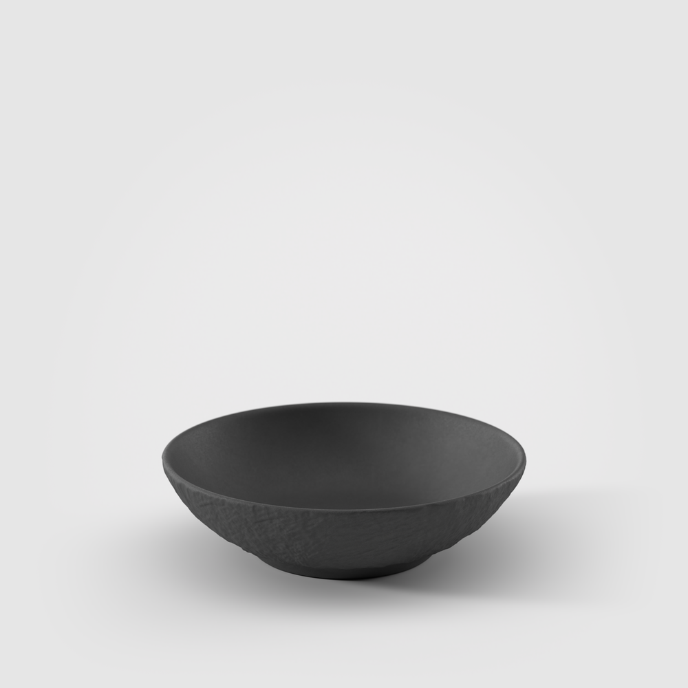 Manufacture Appetizer/ Dessert Bowl - Black, 4.1 oz, Premium Porcelain