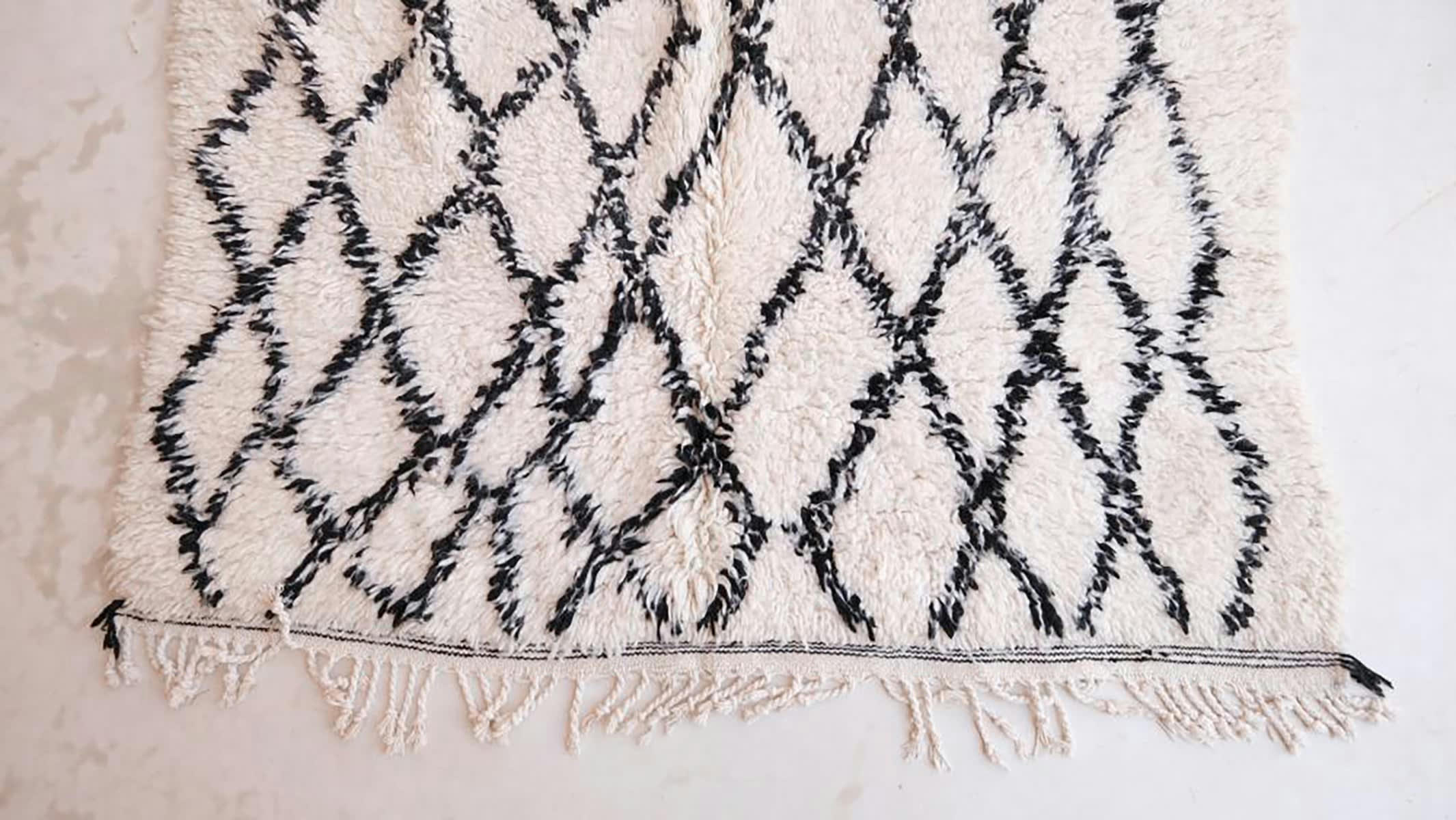 BERBERE - Tapis Berbere marocain pure laine 151x254