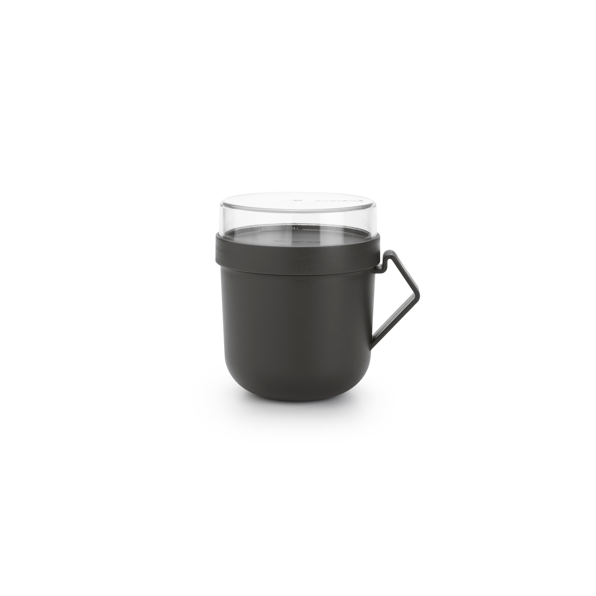 Brabantia Make & Take Soepbeker, 0,6L, kunststof - Dark Grey