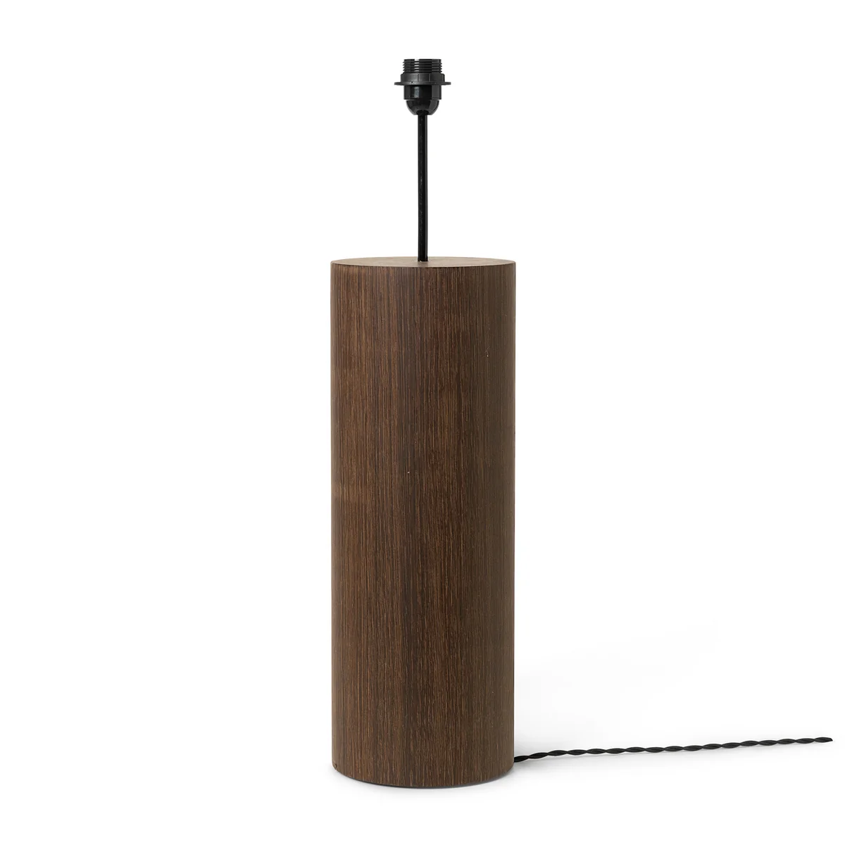 Ferm Living - Post Stehleuchte Basis, Solid, Eiche geräuchert