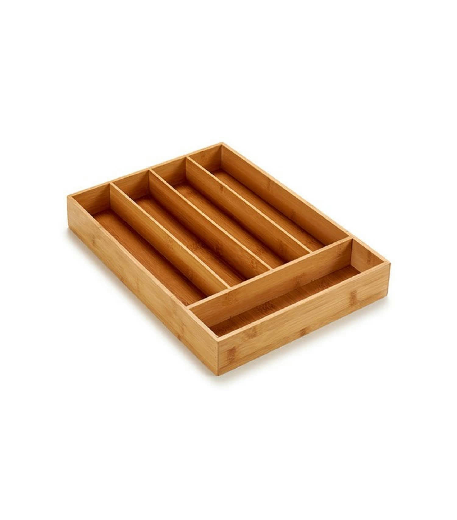 BAMBOU - Range-couverts organiseur bambou 5 compartiments