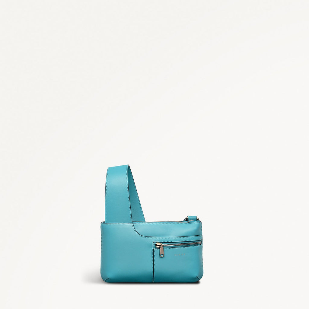 Pockets Mini Ziptop Cross Body Bag - RHD17201