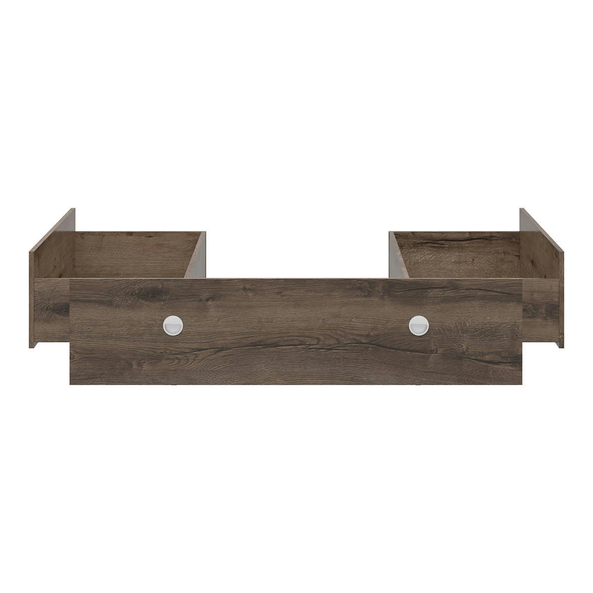 - Tiroir pour lit 160x200 stratifiés naturel foncé