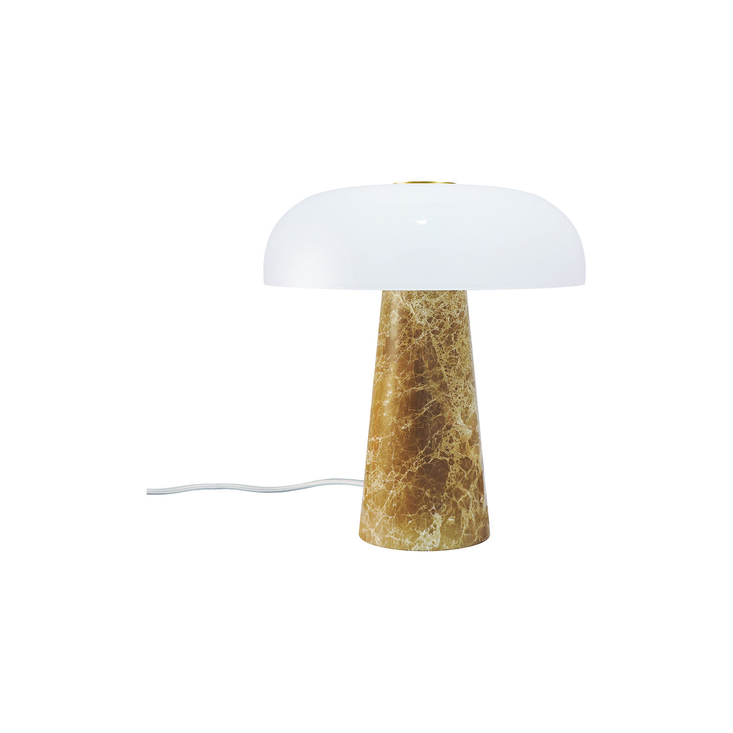 Glossy Mini bordlampe, beige