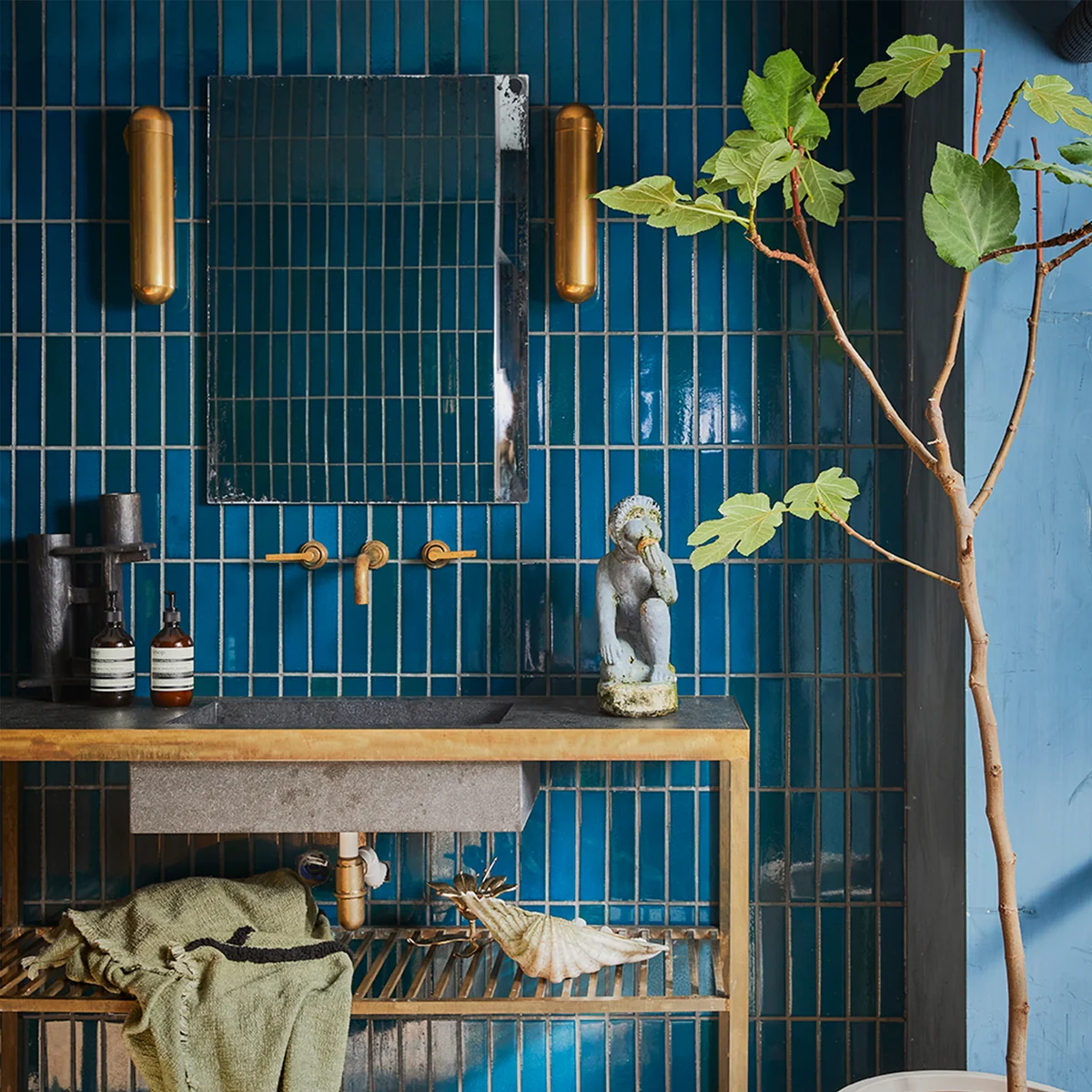 HKliving - Antik Optik Spiegel
