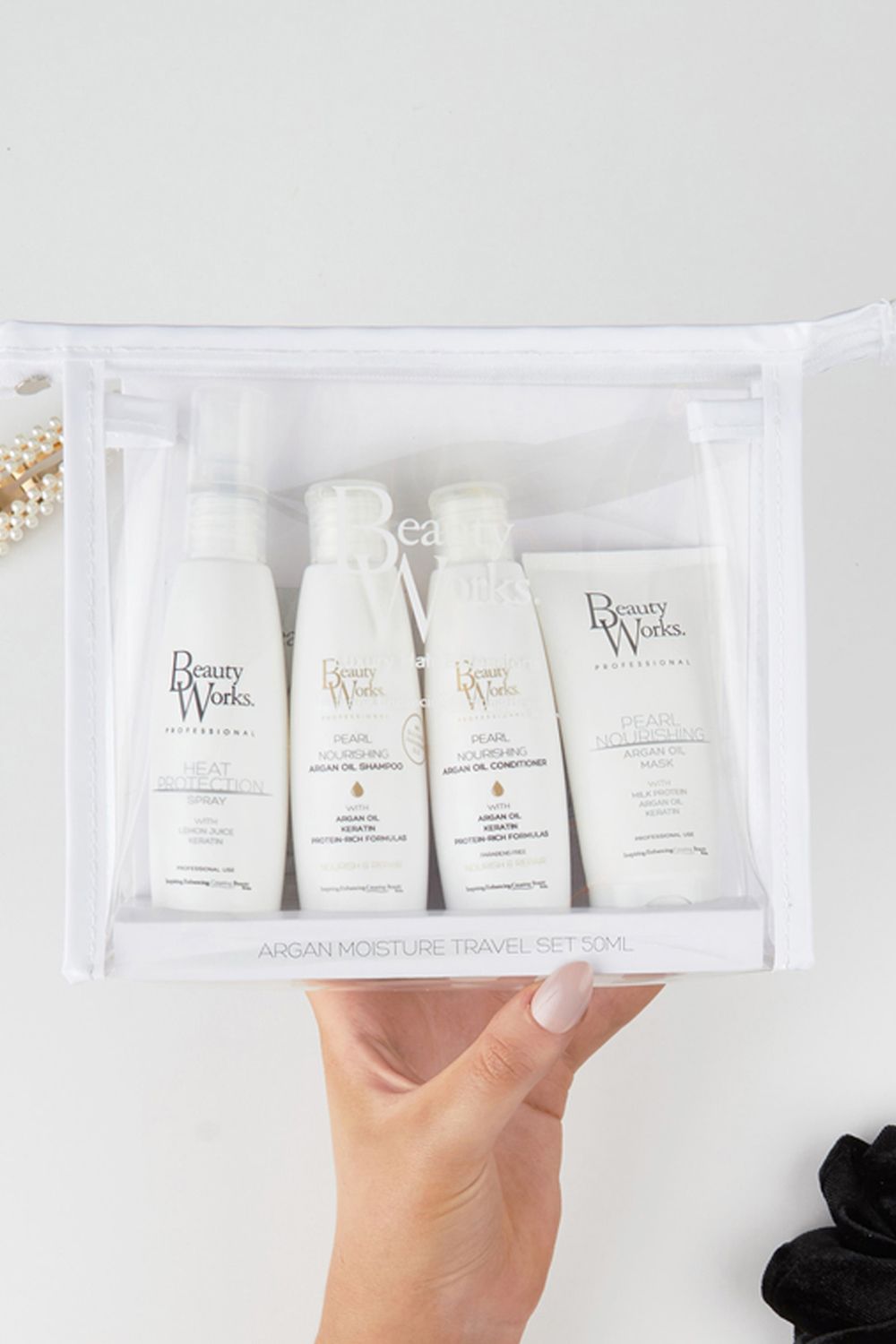 Beauty Works Beauty Works Travel Set - Argan Moisture Repair 50ml
