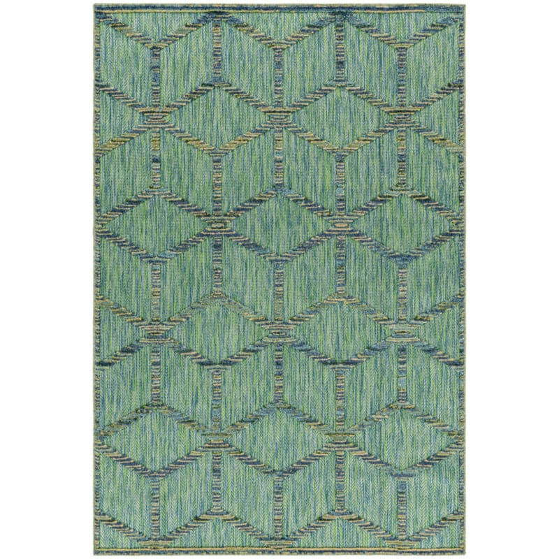 BALI - Tapis extérieur à relief ubud vert 120x170cm