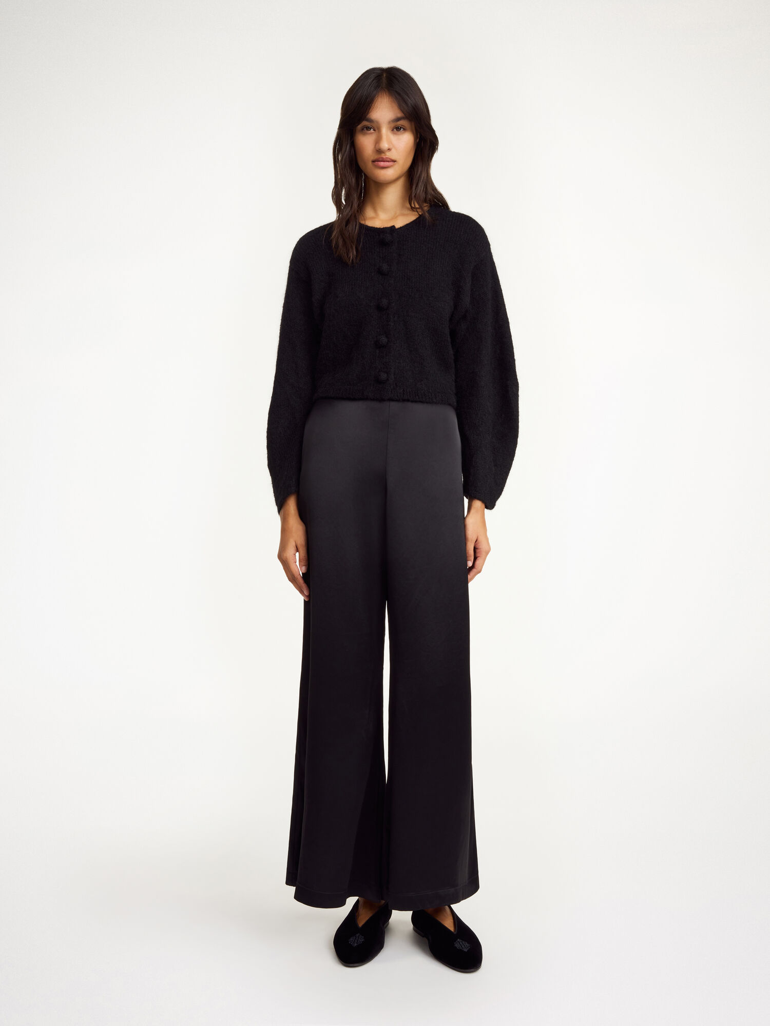 Zharea cardigan i uldblanding
