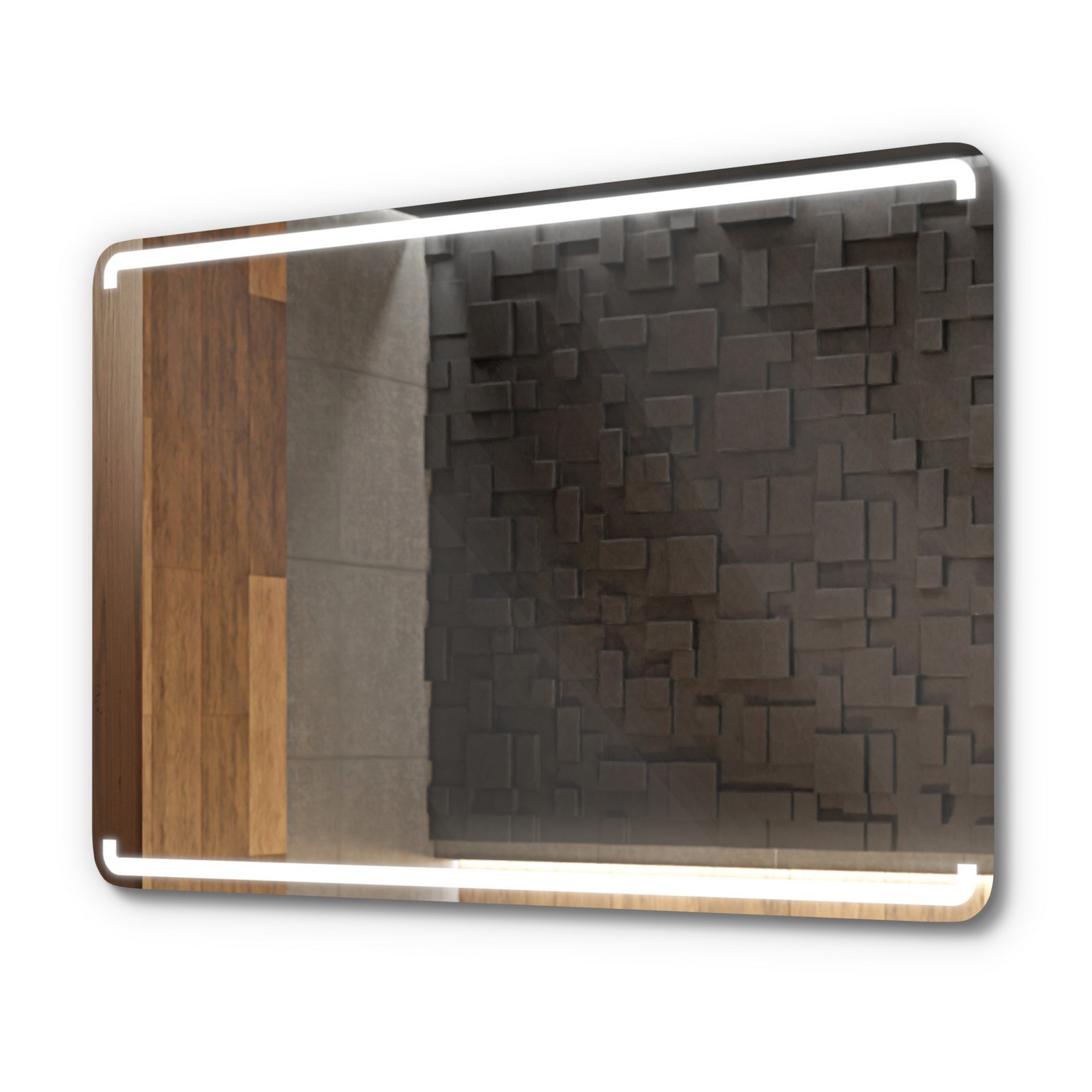 Lustro Podświetlane Led Mediolan-70Cm, 50Cm