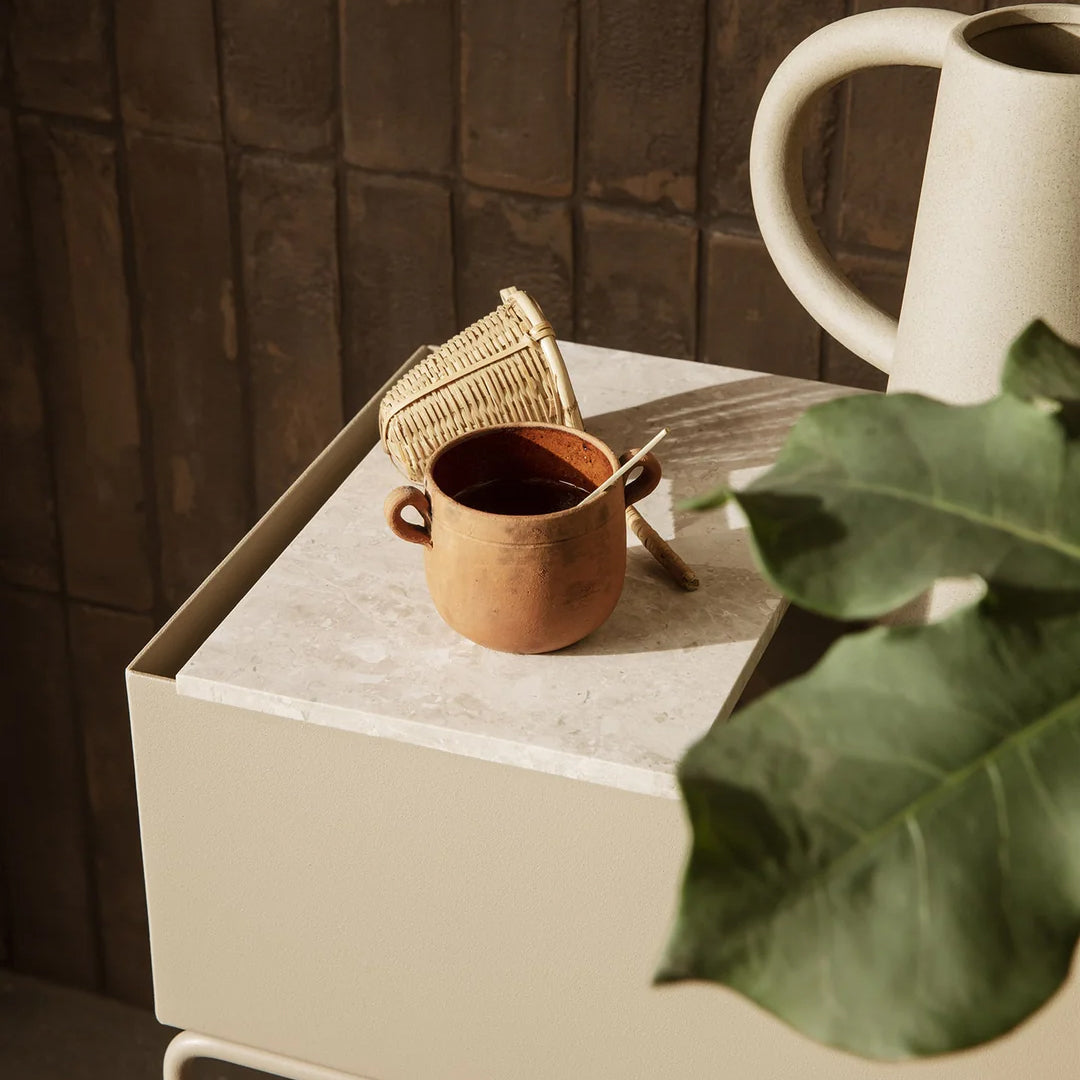 Ferm Living Plant Box Tray voor Plantenbak B 26 x D 17 cm - Marmer