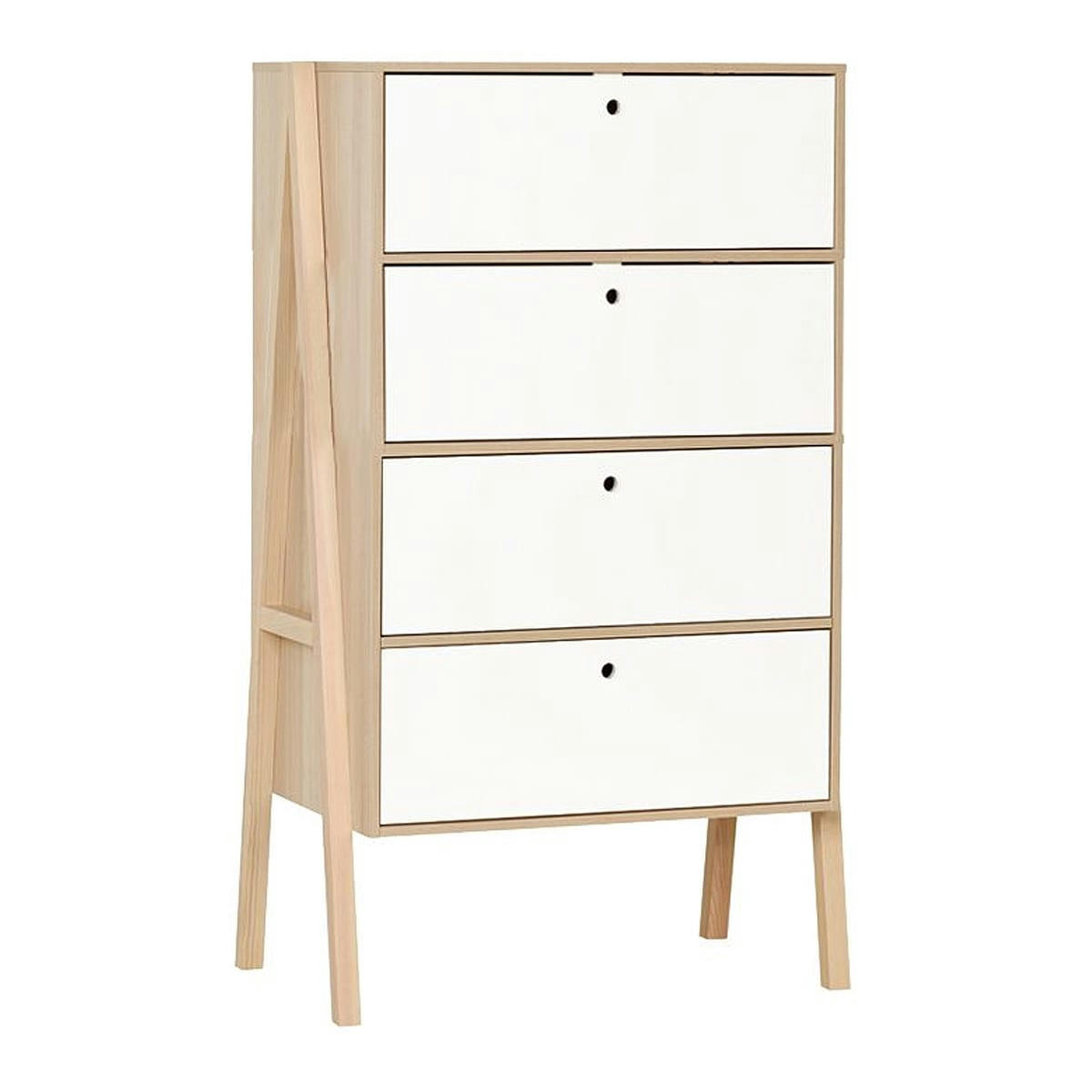 SPOT - Commode 4 tiroirs blanc