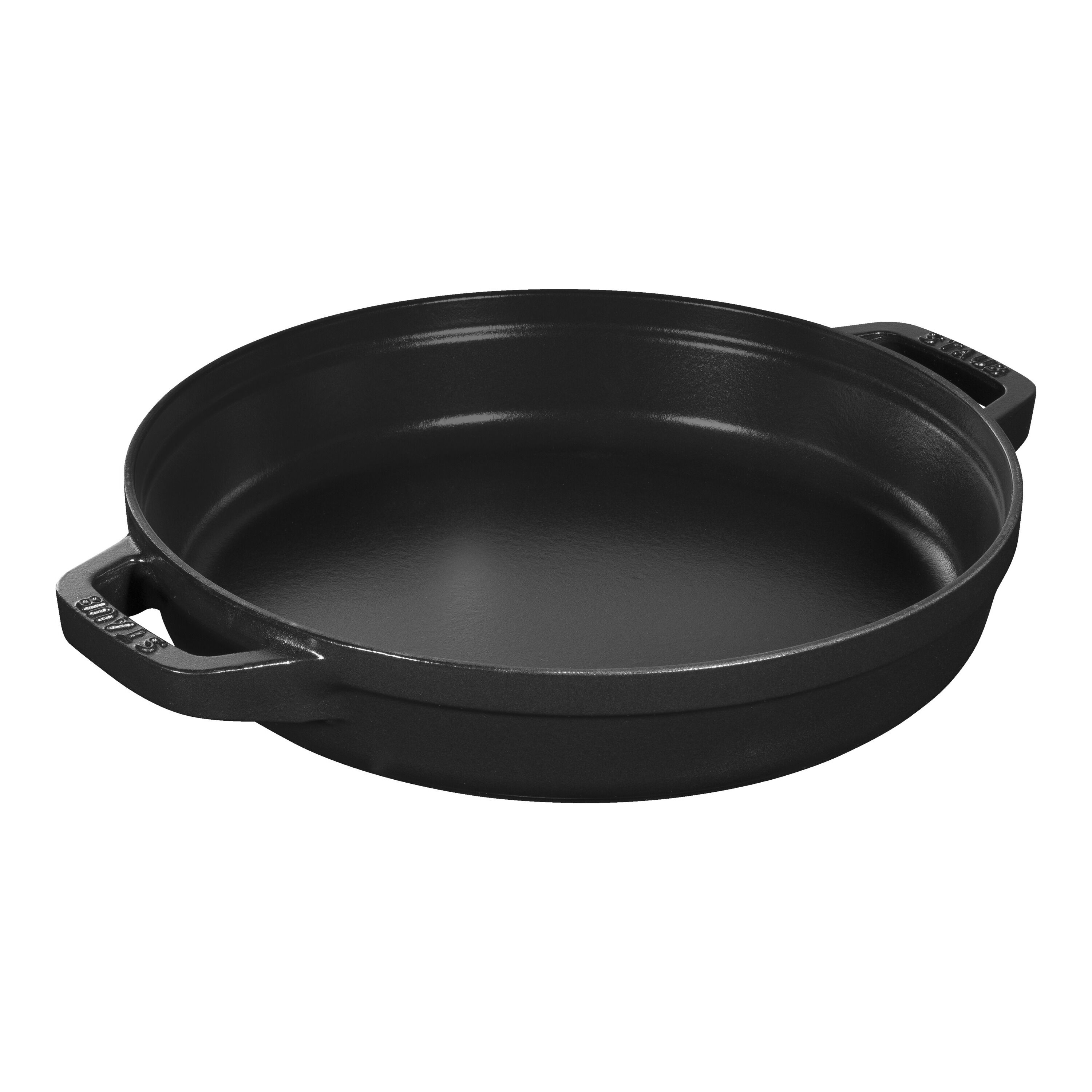 3-pcs Cast iron Pot set black