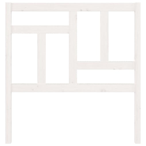 NNEVL Bed Headboard White 95.5x4x100 cm Solid Wood Pine