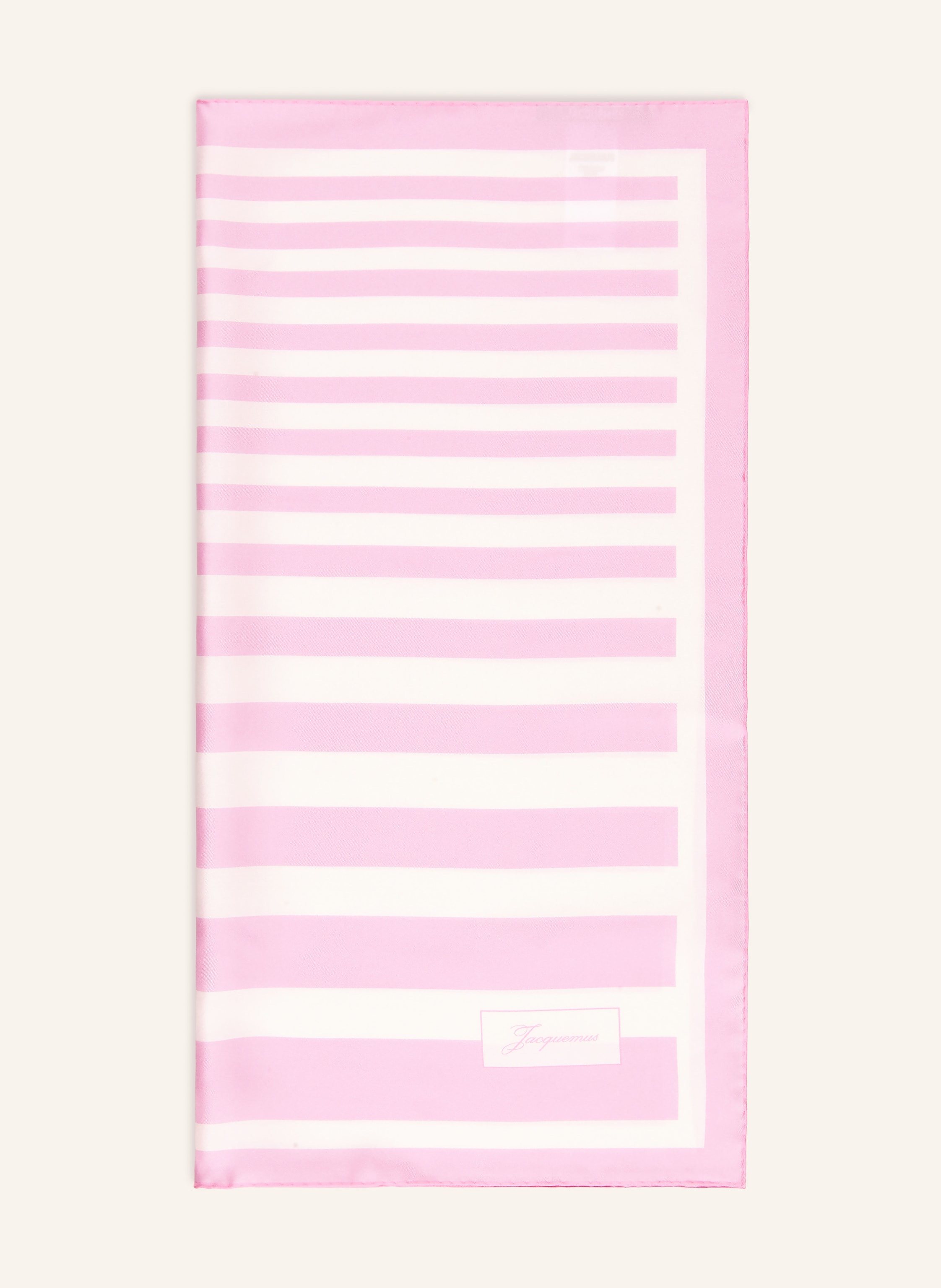 JACQUEMUS Seidentuch LE FOULARD À RAYURES