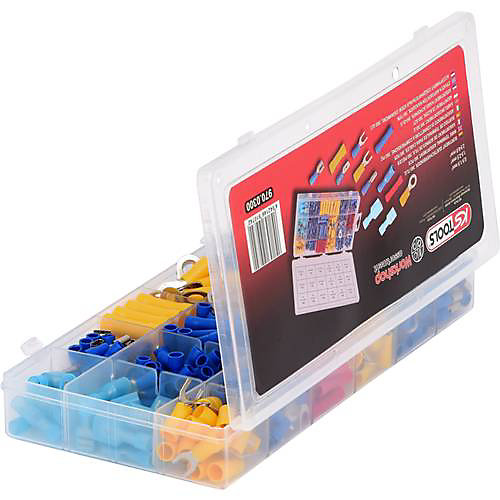 KS Tools 970.0300 - Assortiment 360 cosses à sertir isolées 0,5-6 mm² en coffret