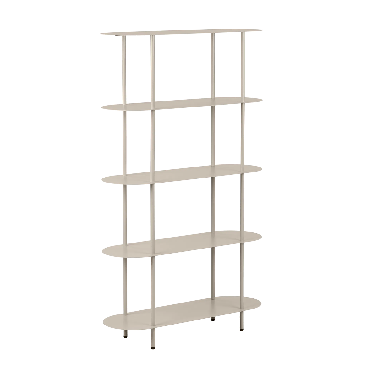Artichok Riana metalen boekenkast beige - 90 x 150 cm
